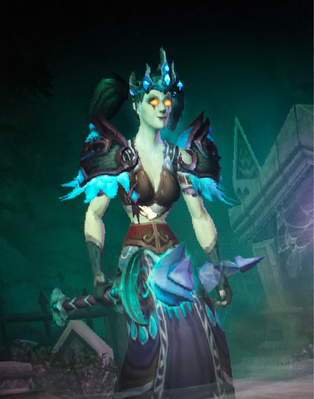 画个自己的亡灵法师练练手的呀虽然有些粗糙