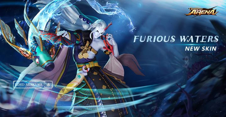 搬运荒川之主珍藏皮肤怒涛沧海建模特效预览