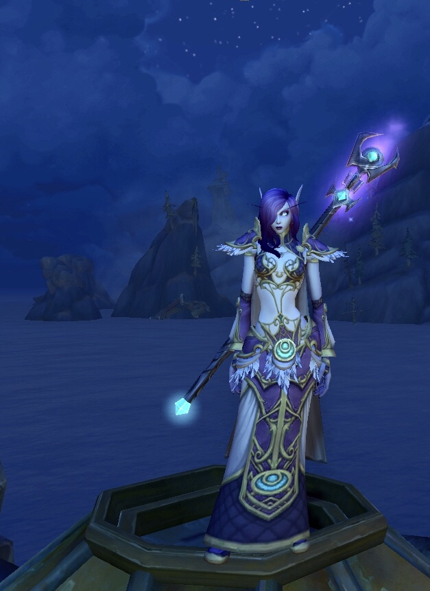 法杖虚空精灵传承幻化求个搭配的法杖