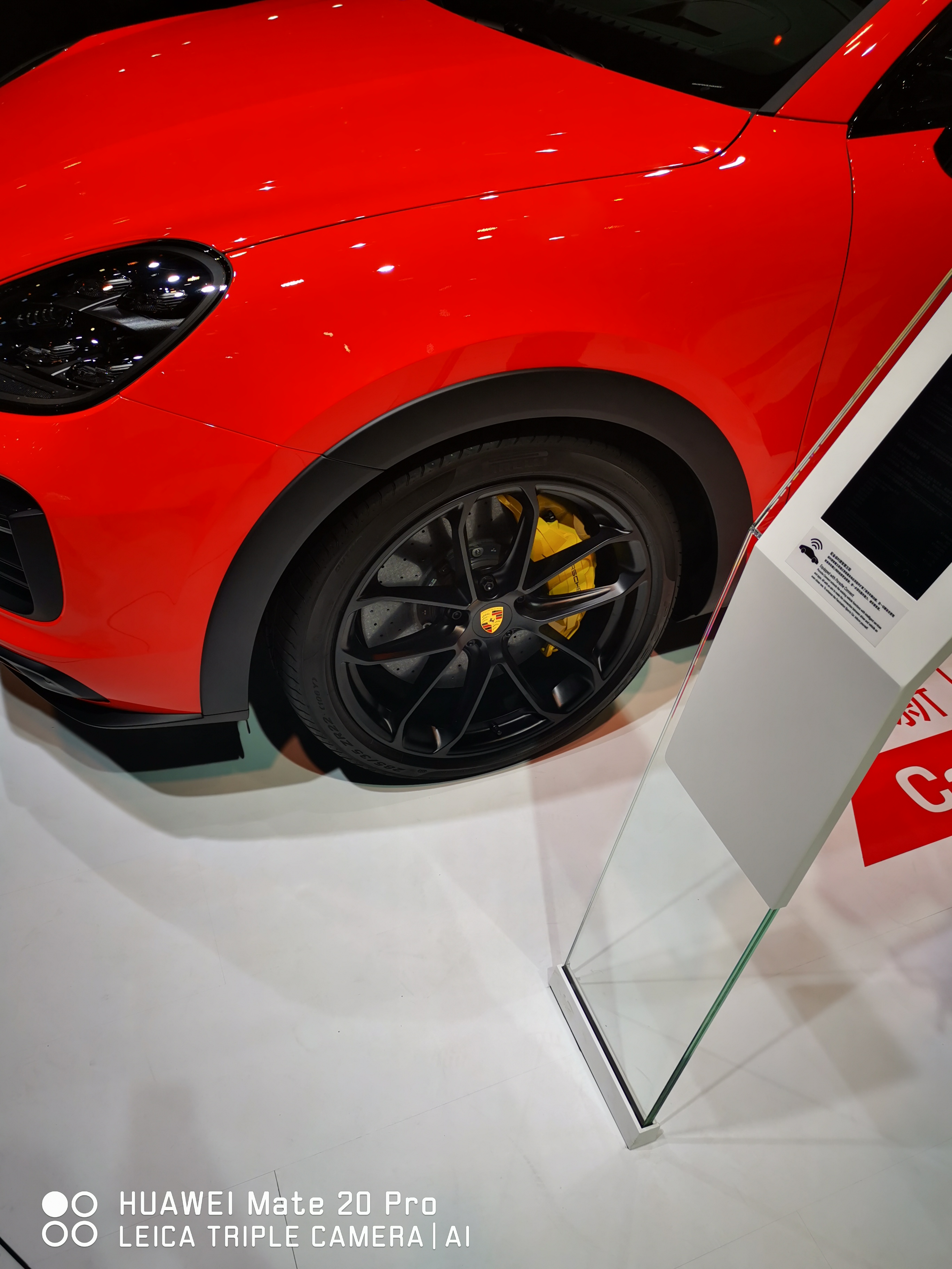 忍不住剁手新卡宴coupe熔岩橙