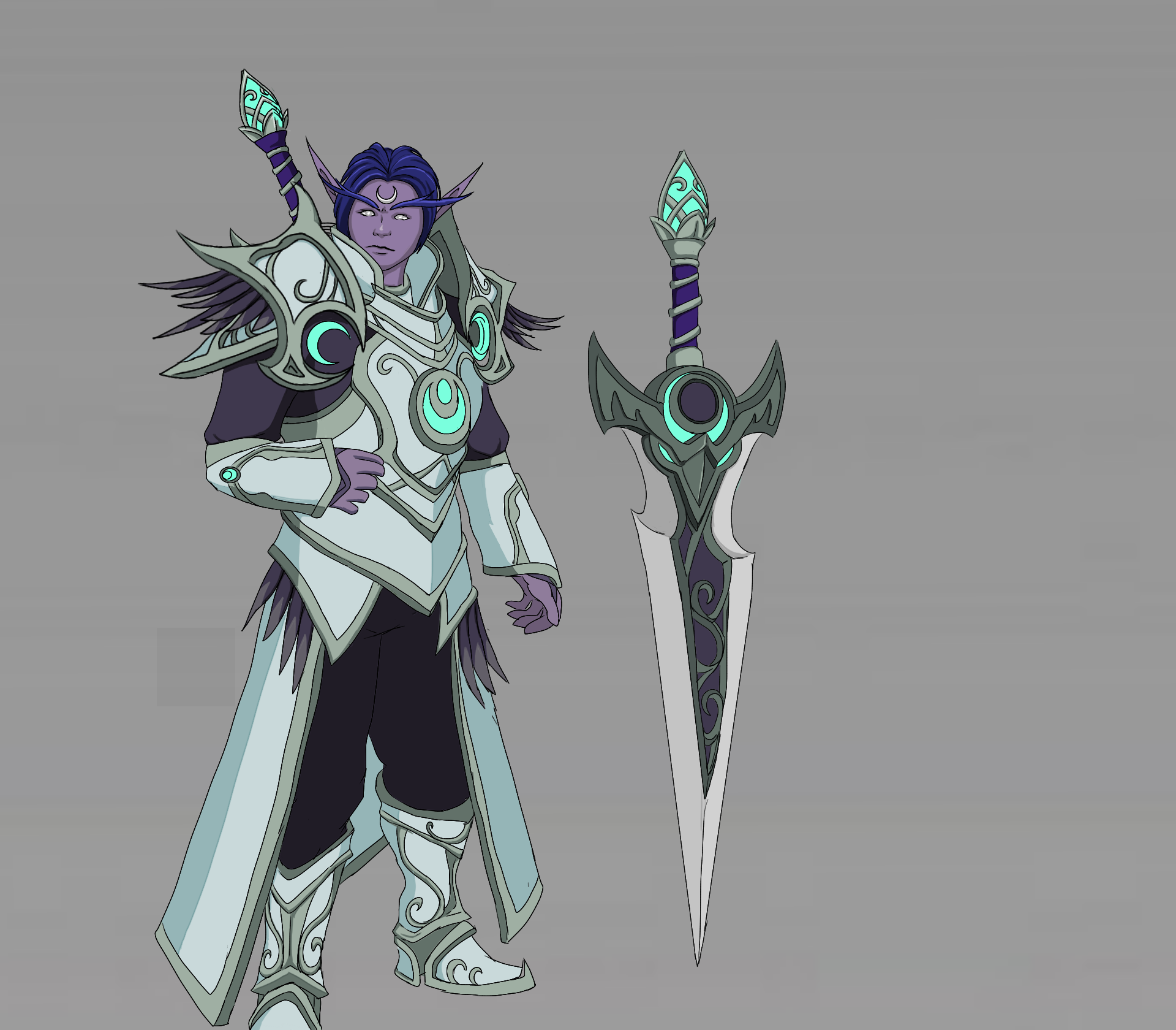 风暴英雄皮肤设计皎月祭司安度因