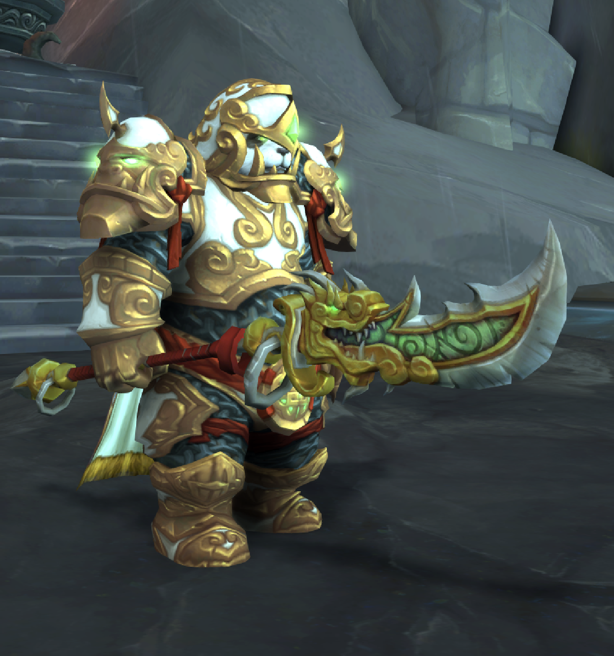 求熊猫人板甲幻化