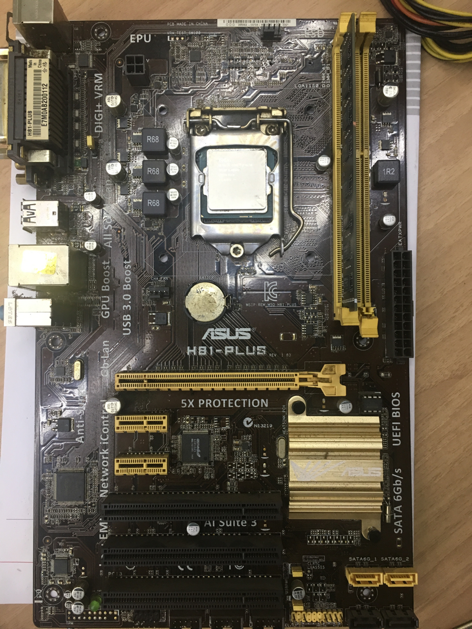 电脑硬件华硕h81plus130包邮