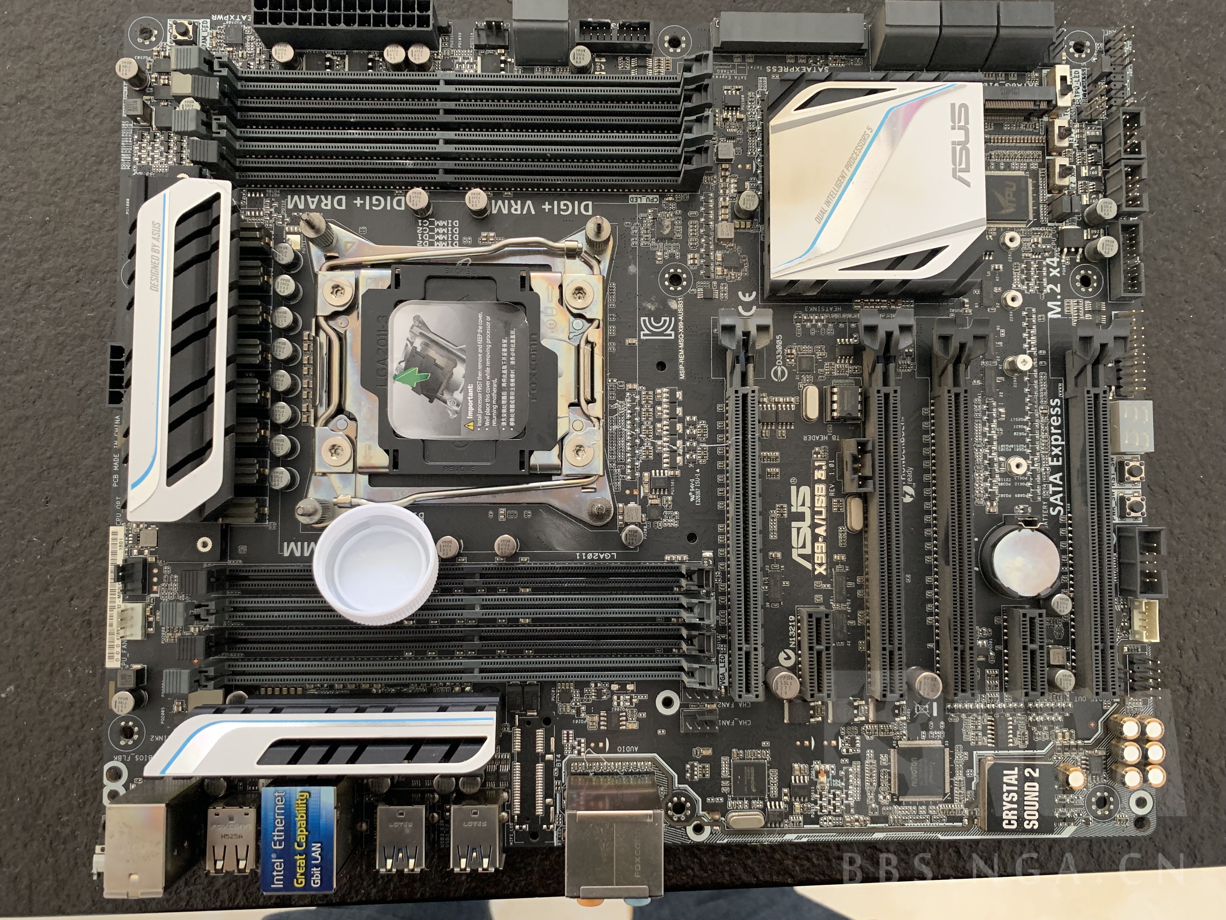 电脑硬件出5820k华硕x99a船长240水冷在保已出