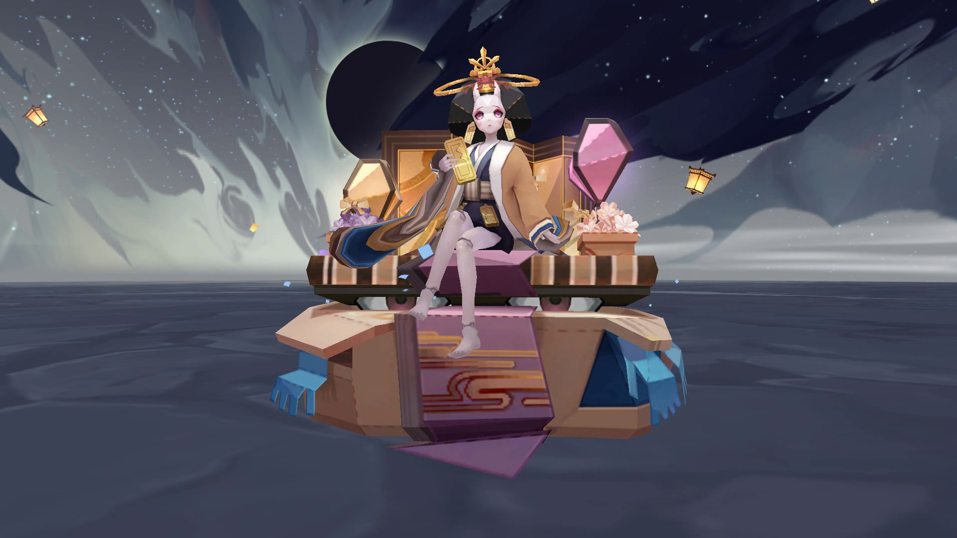 [体验服情报速递] ssr·八岐大蛇皮肤·白绯觅影 建模预览/荒抽卡动画