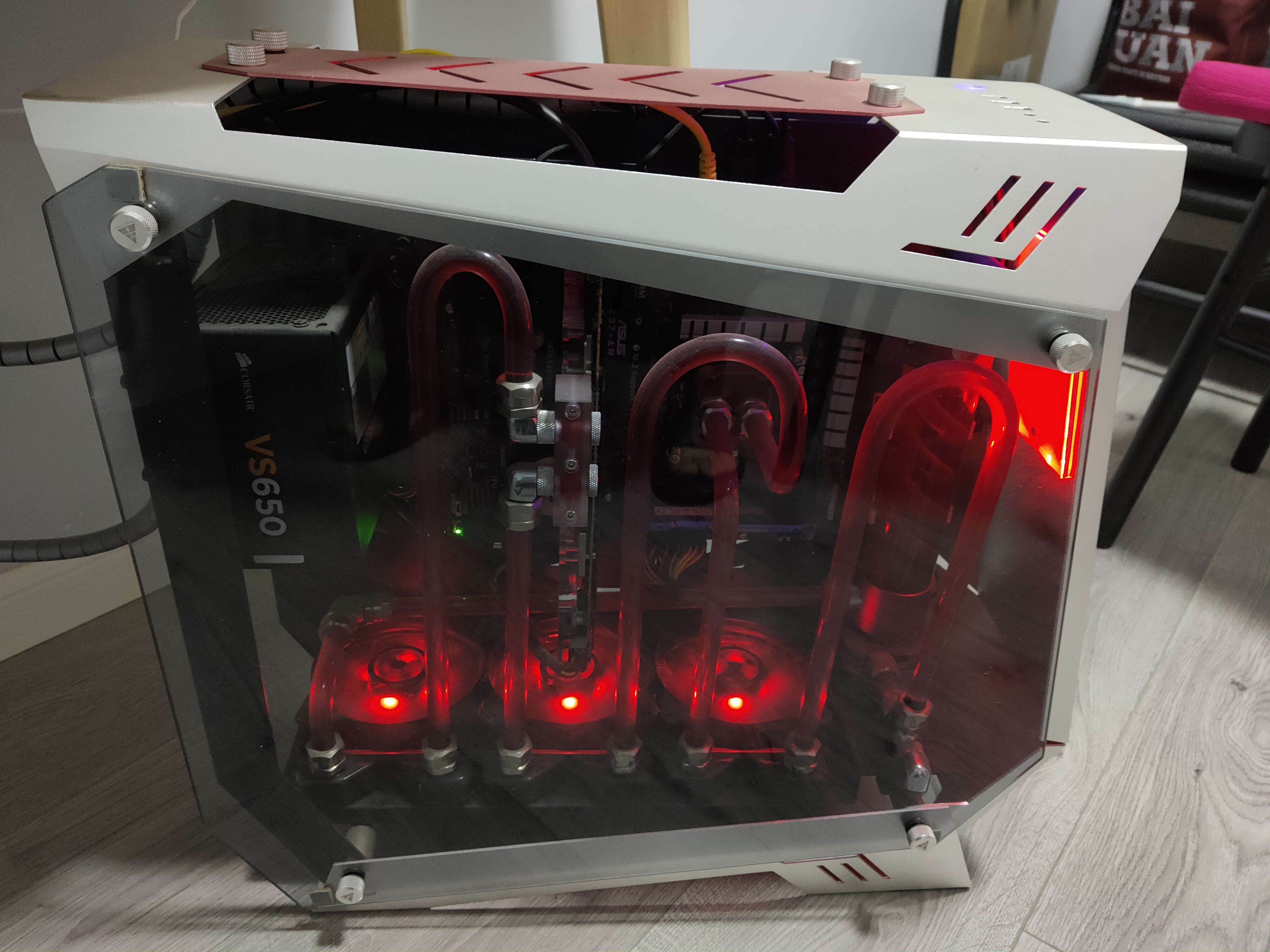 电脑主机全覆盖硬管水冷主机47901070