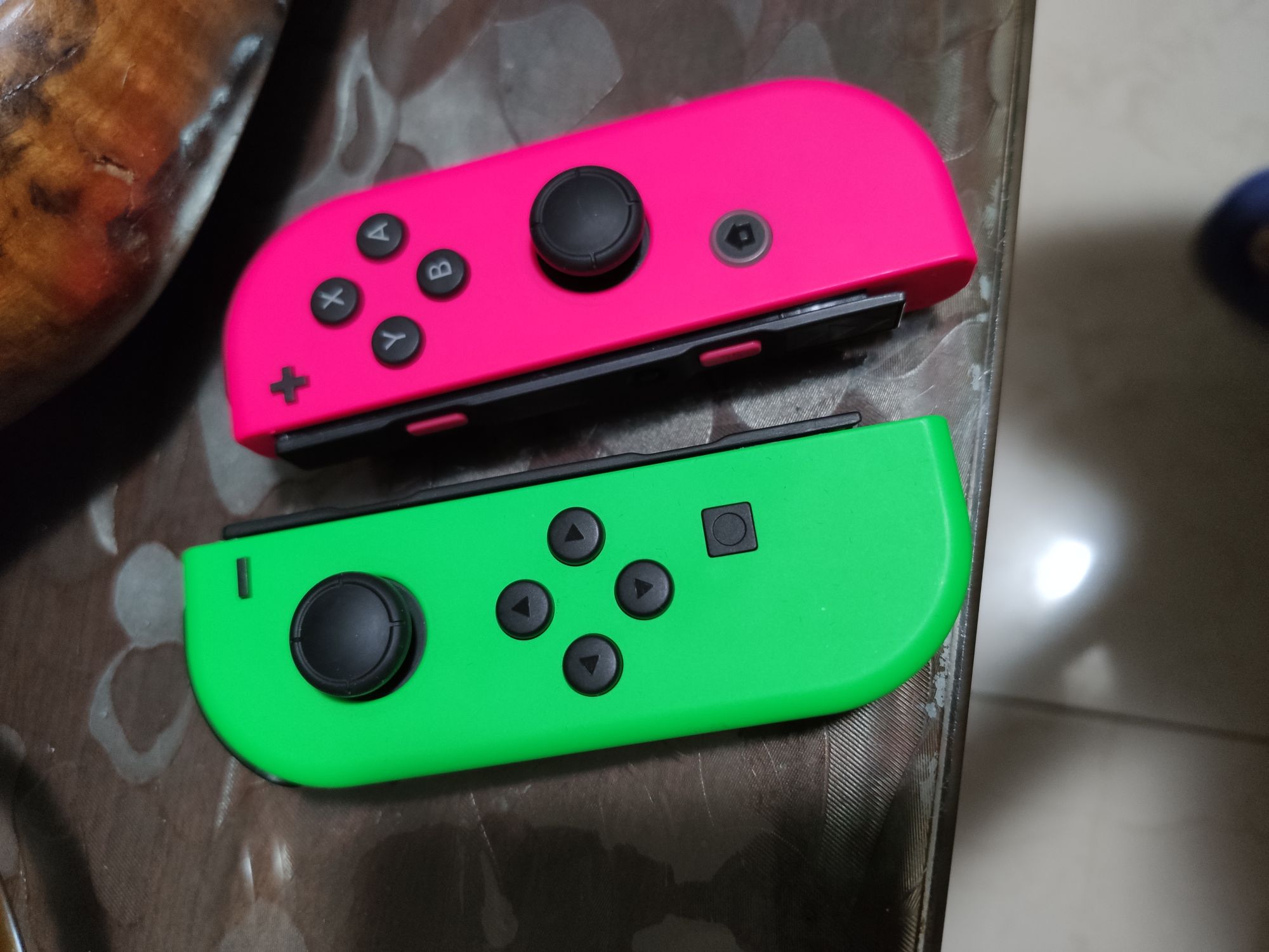 [电视游戏主机/掌机]出一对喷射配色ns joycon手柄