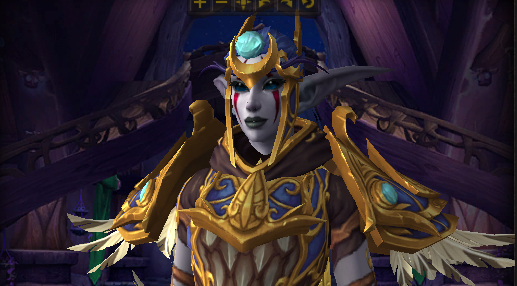 暗夜精灵的月夜战神有点帅啊