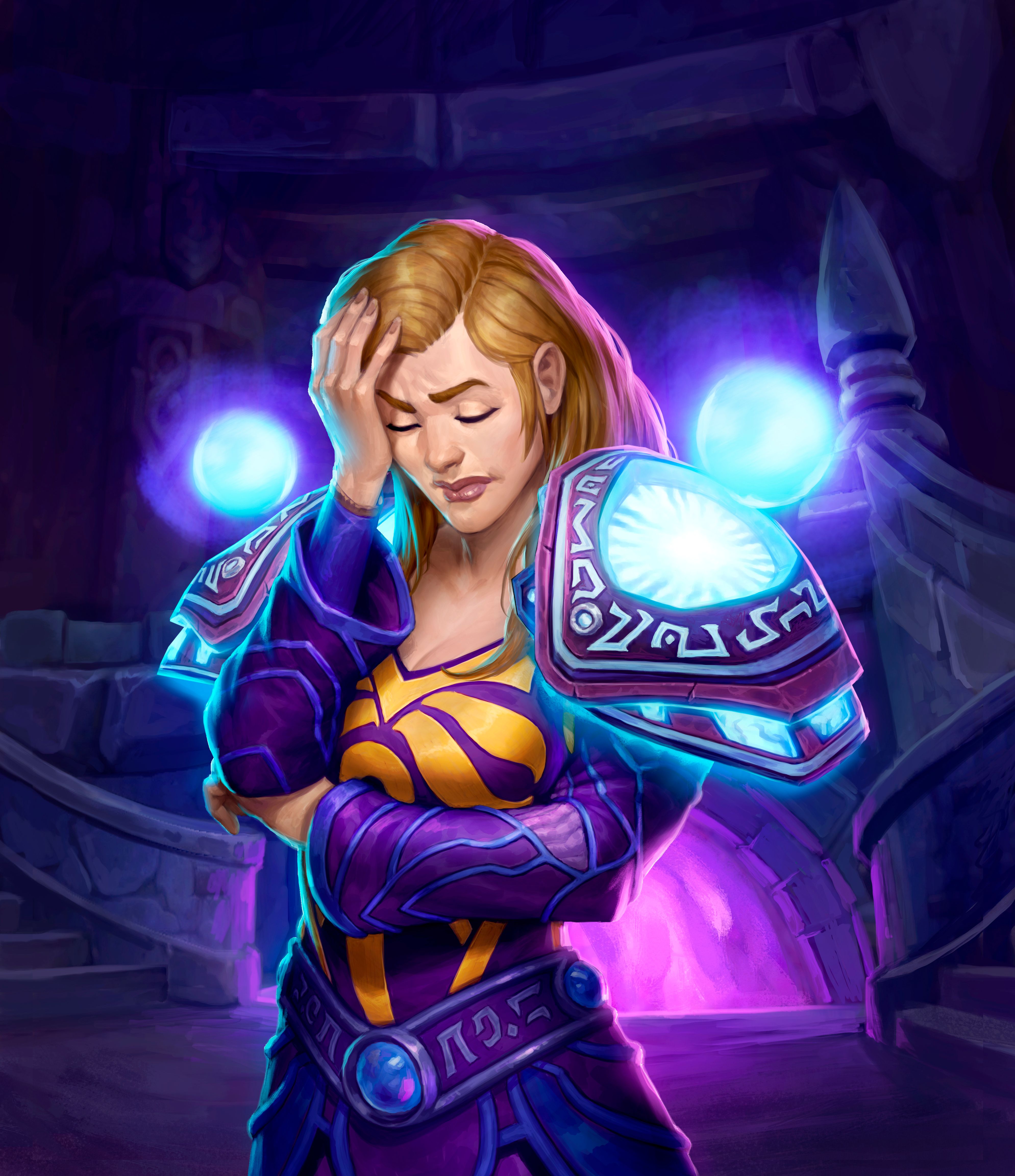 [卡牌原画]冒险模式"达拉然大劫案"原画下载包