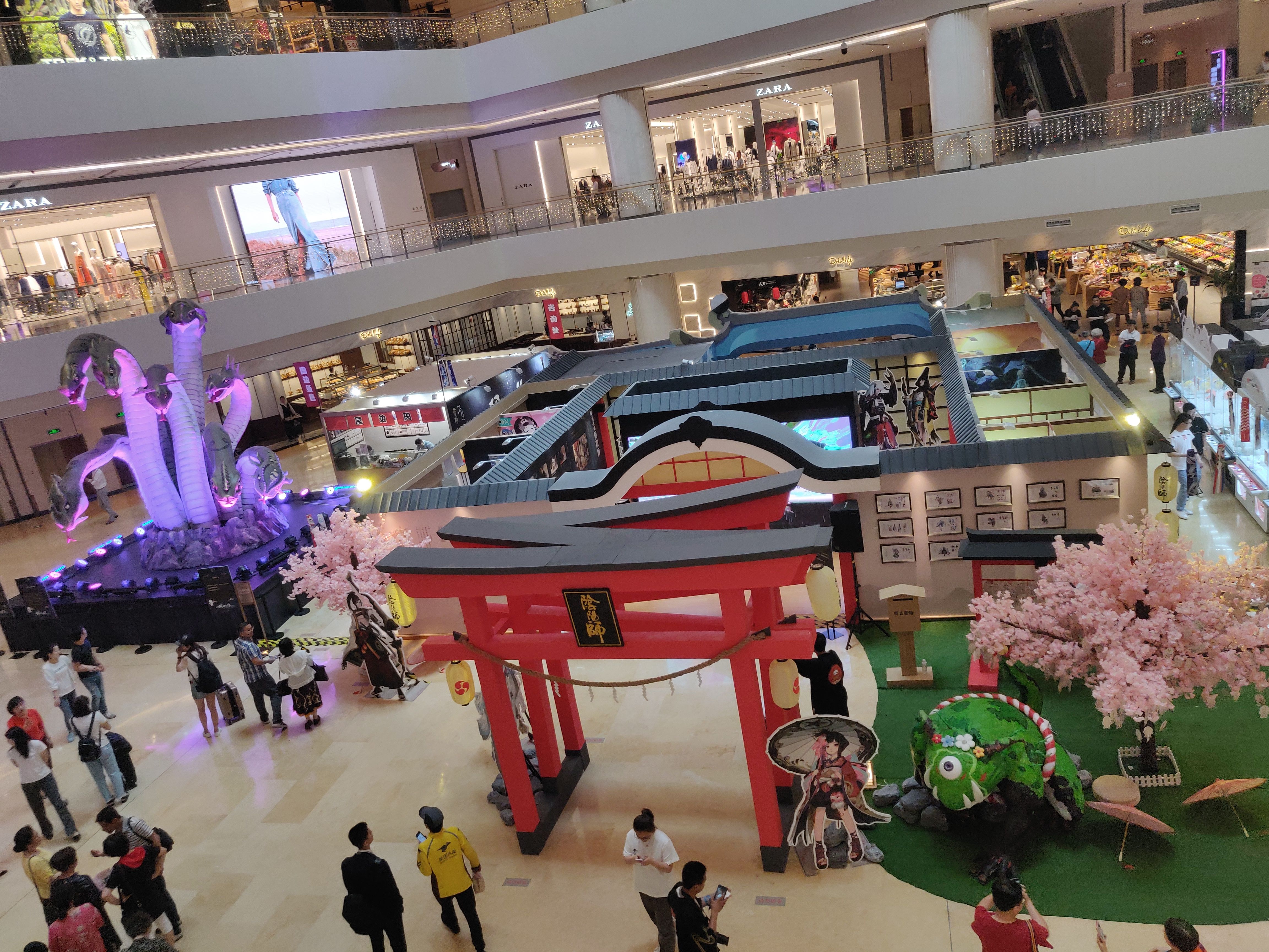 破势水音乐剧的商场巡展活动