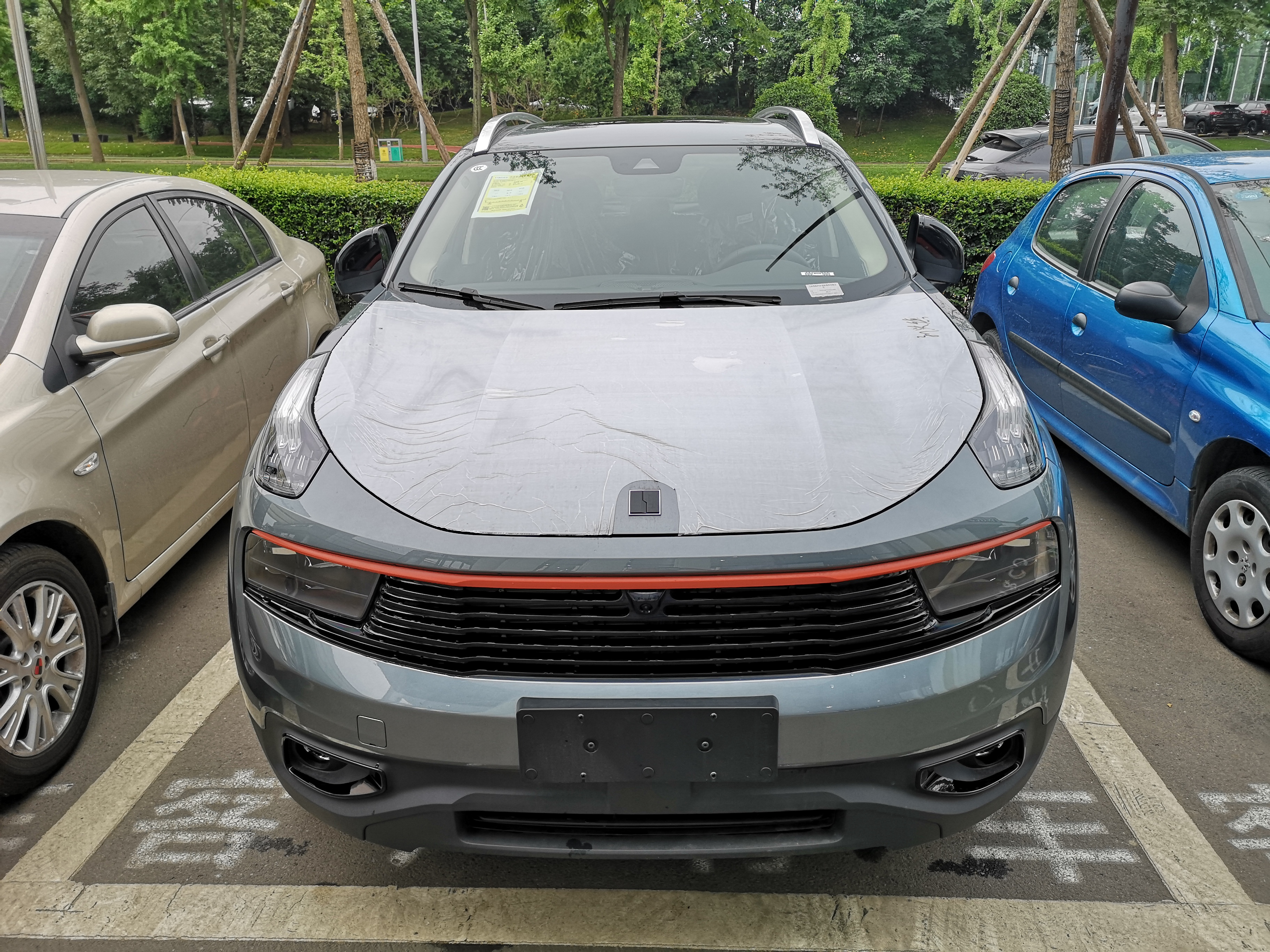 车版专栏提车作业领克01耀pro灰提车作业