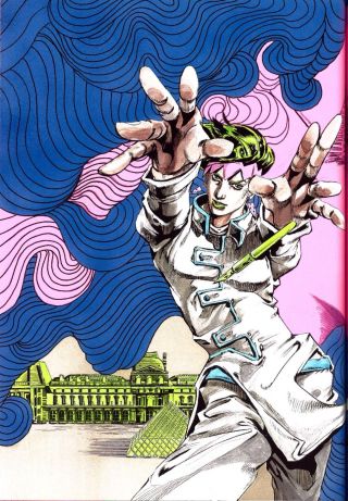 求助求各种jojo荒木老贼的原画