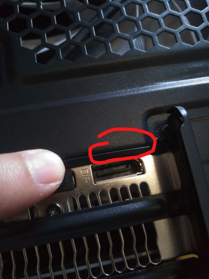 愁死我了关于显卡dp接口老哥们帮忙看看