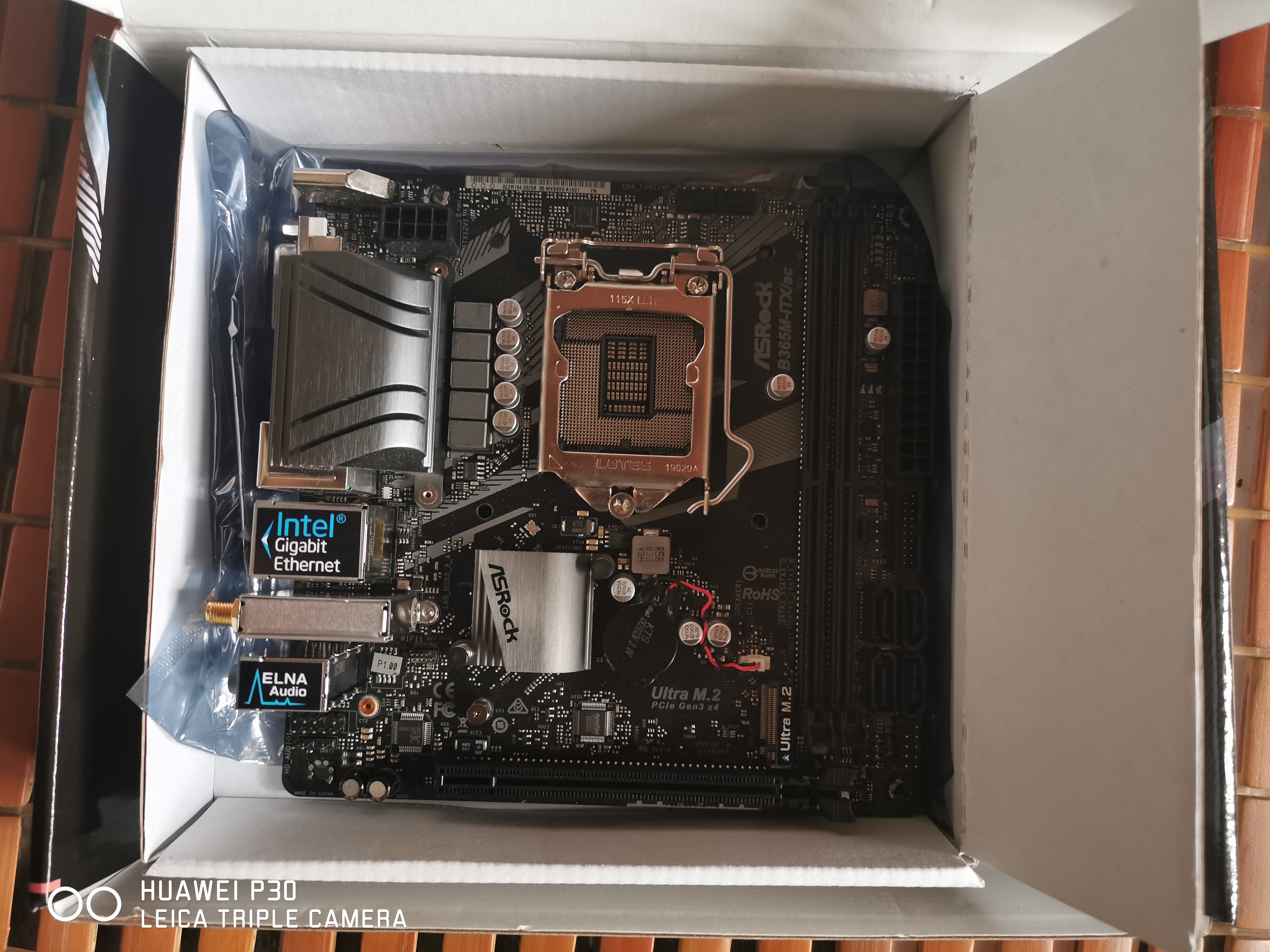 电脑硬件华擎b365mitx