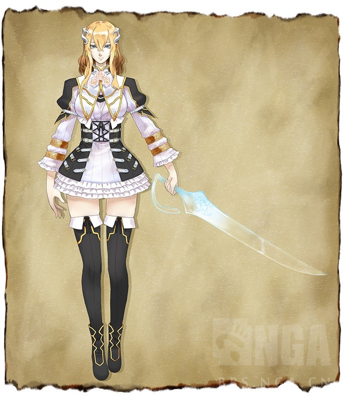血污里居然有能换衣服外形的服装!女武神洋装!