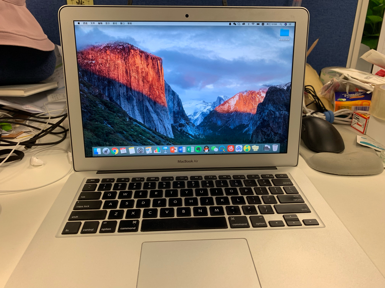 [电脑整机]macbook air13寸2015款,自用办公本转出~ 4g内存128g硬盘