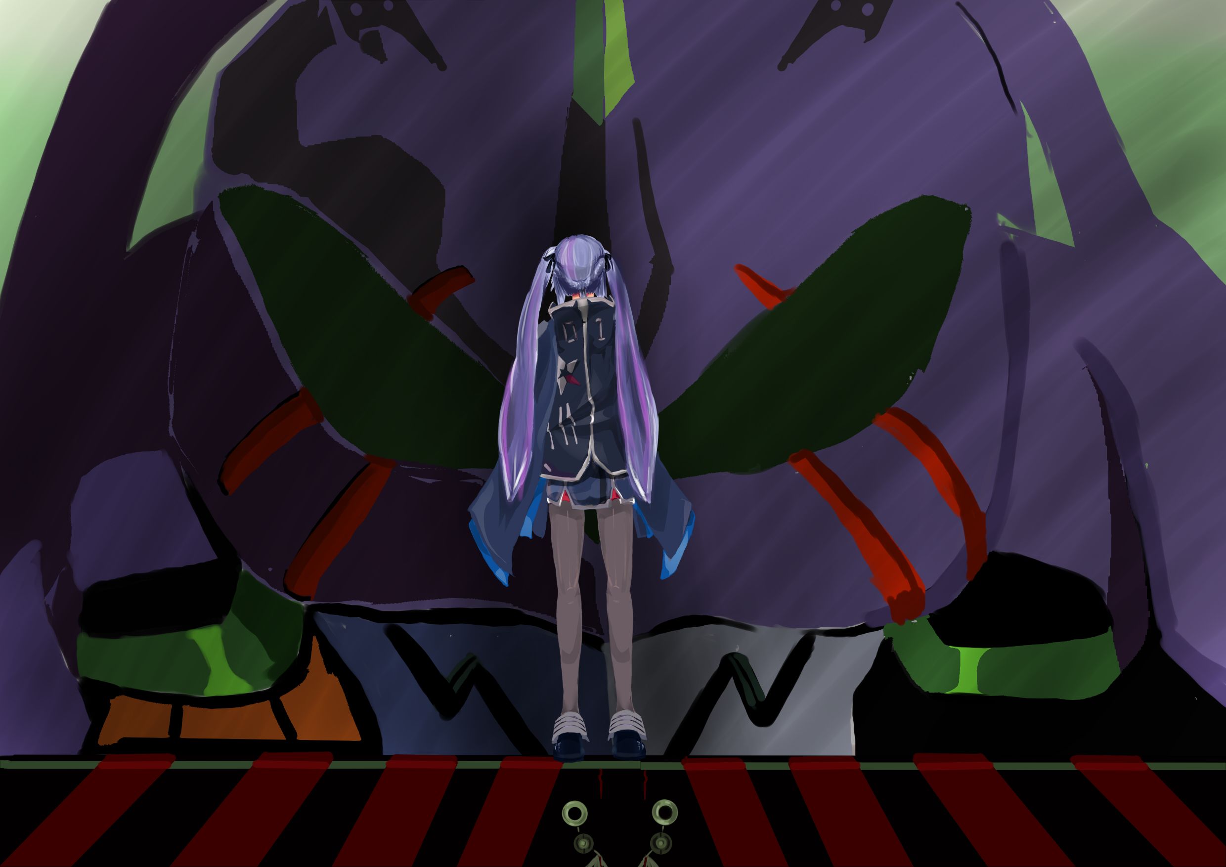 谢谢茄子沙雕速涂我是初号机驾驶员埃塞克斯