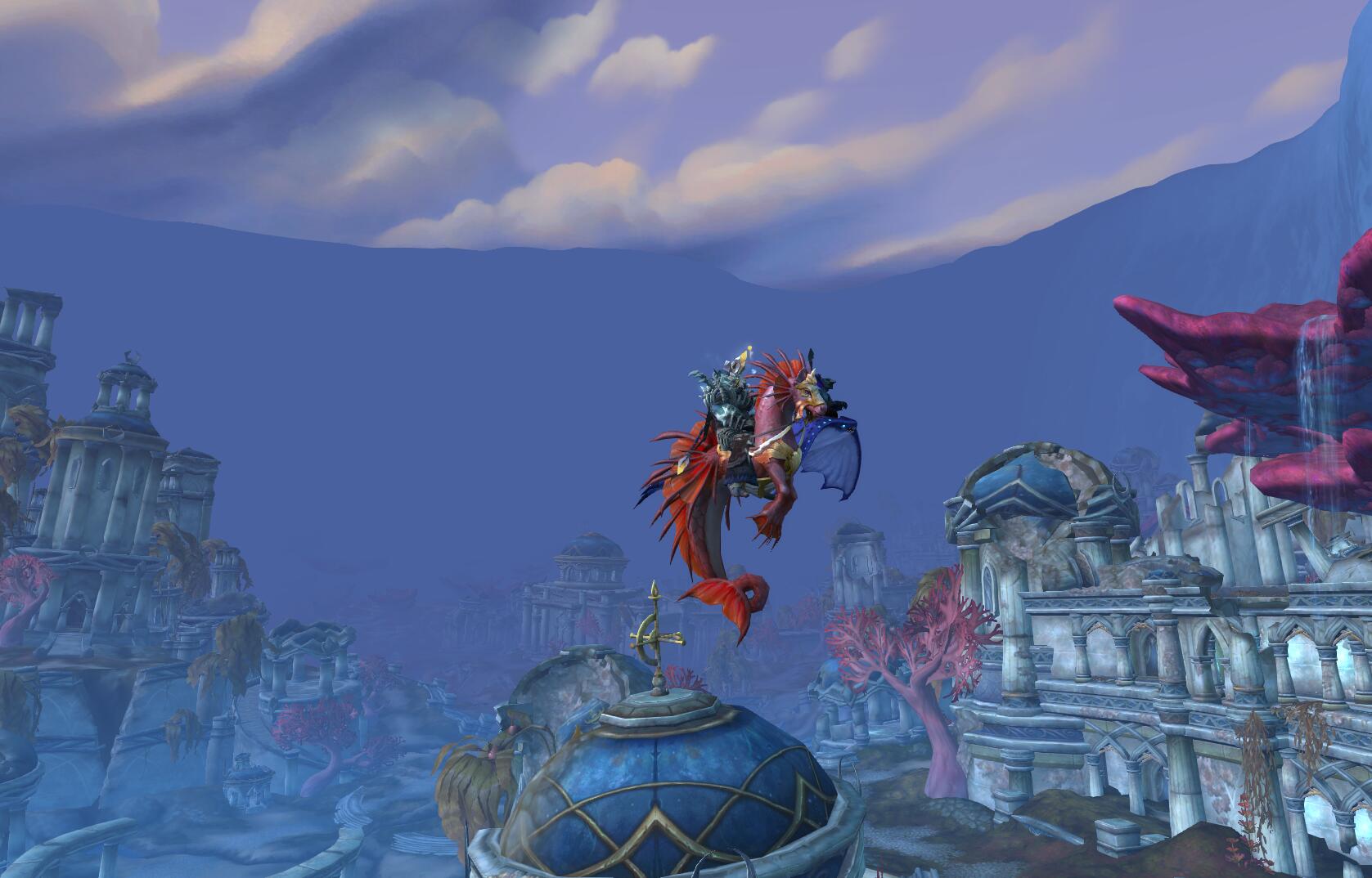 果然法比乌斯和赤红浪骁可以飞行在纳沙塔尔