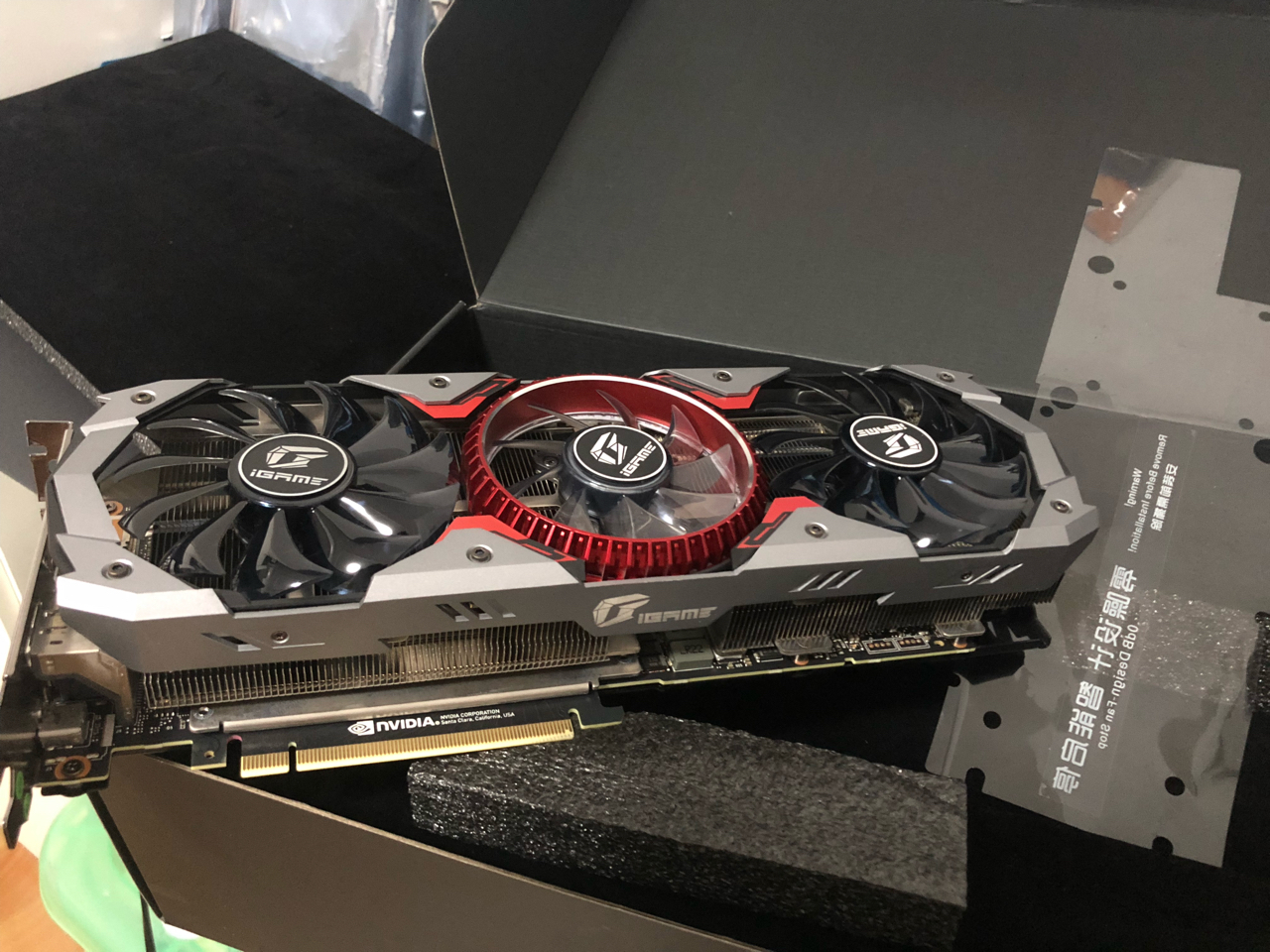 电脑硬件广州地区出七彩虹2080adspecialoc显卡已出