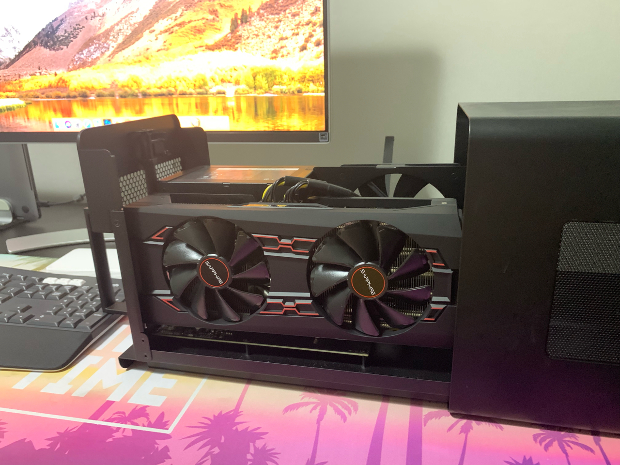 电脑硬件雷蛇雷电3显卡拓展坞vega56蓝宝石8g白金版