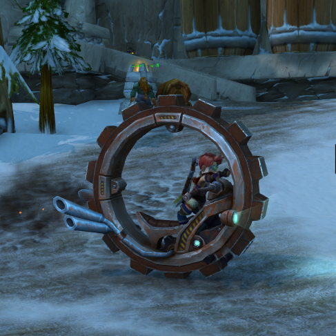 麦卡贡稀有给侏儒小号准备的机械坐骑暂时算是集齐了