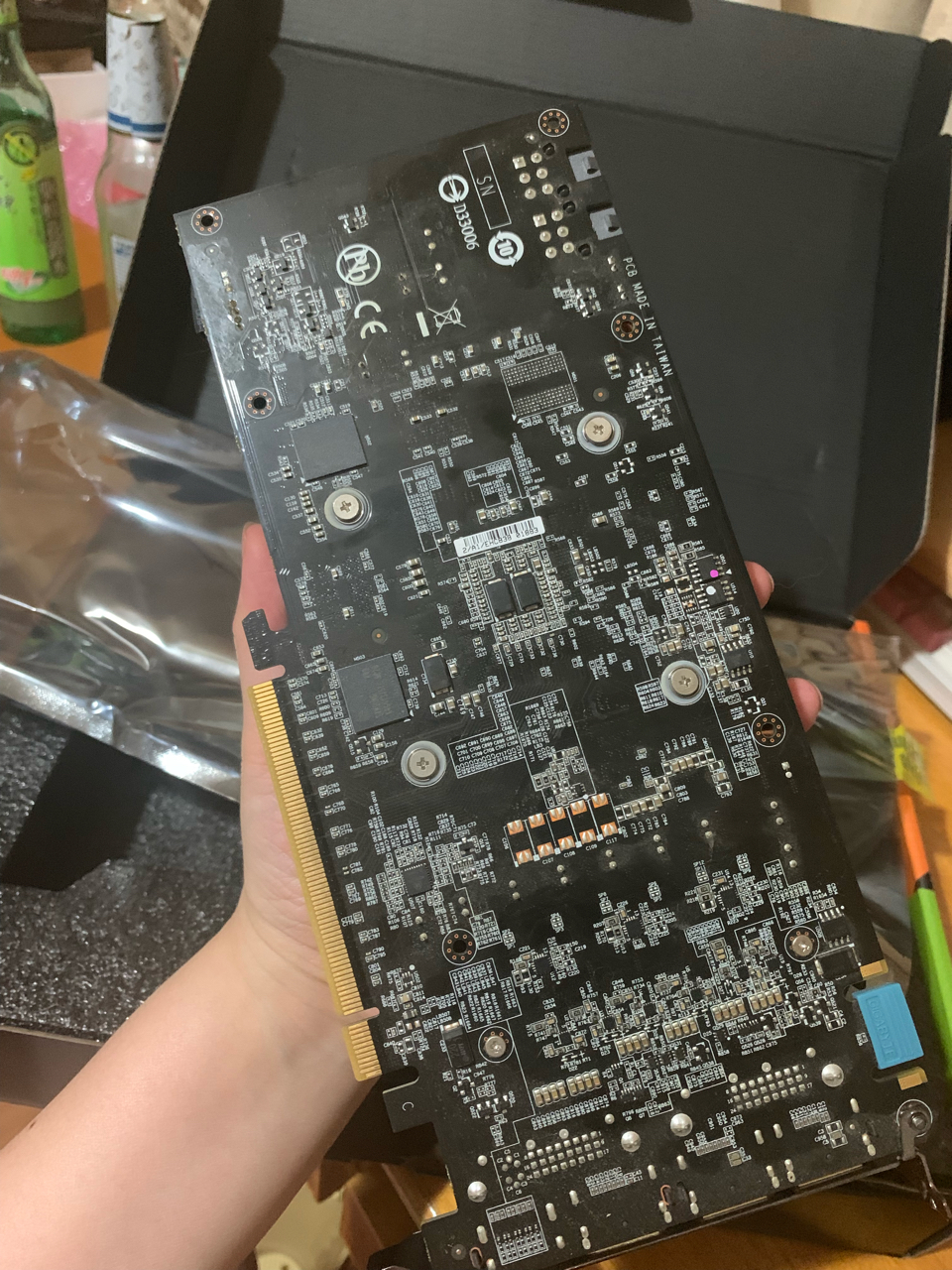 电脑硬件出技嘉gtx9602g显卡一张自用完好暂出