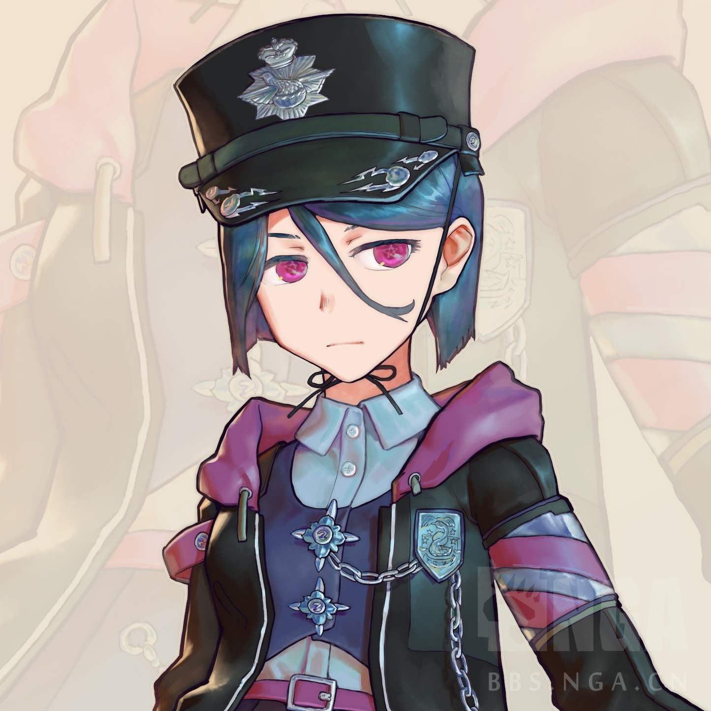 [氵] 说来巧合 官方放出anmi的沙鹰之前我也画了一个.