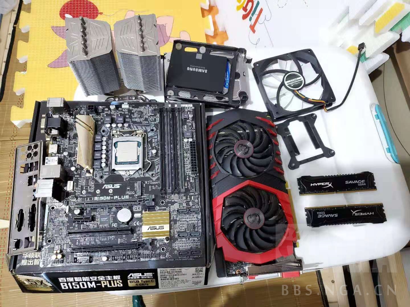 [电脑硬件] 深圳出i5 6500 华硕b150m plus主板,800一套不议价!