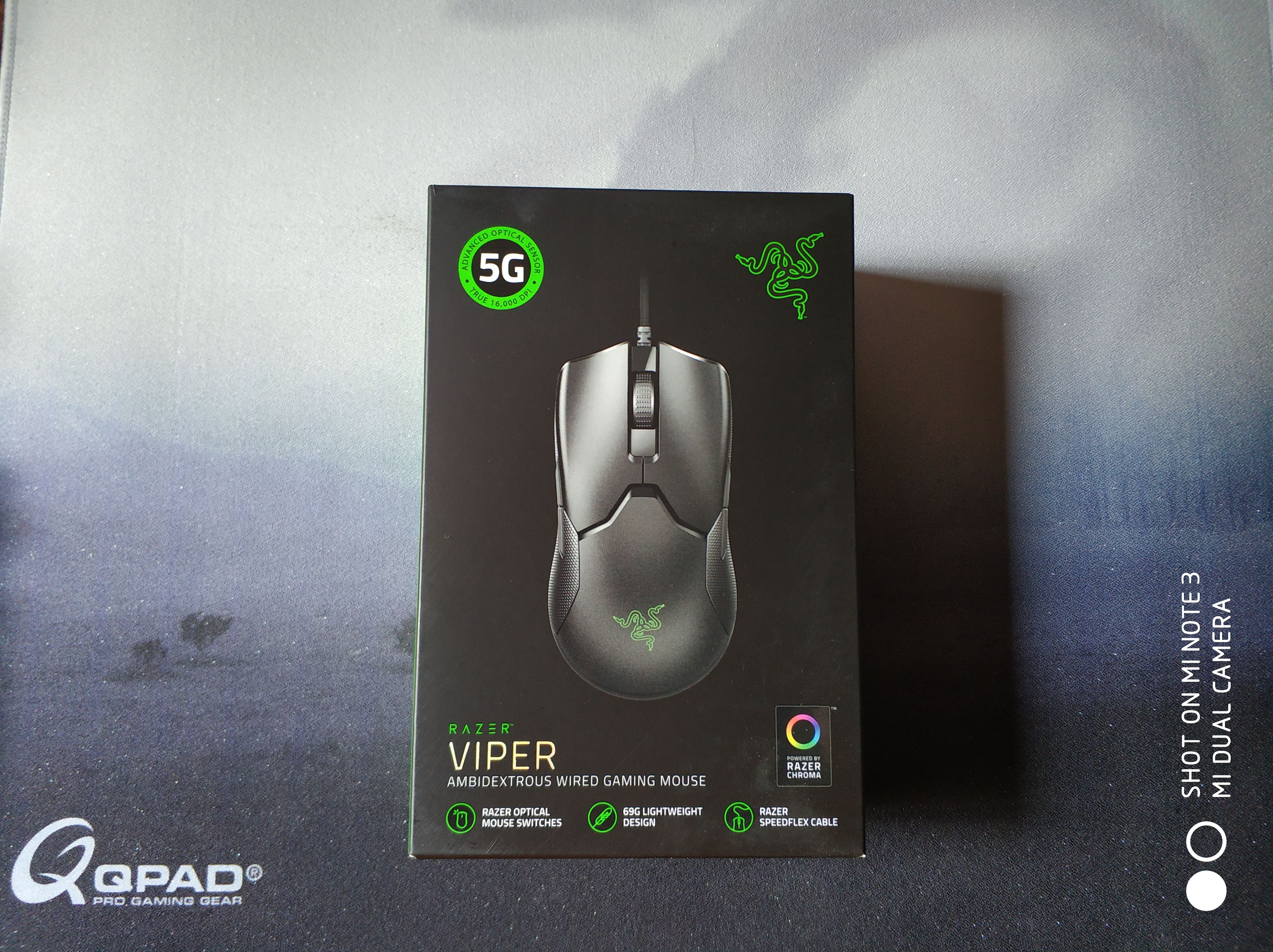 硬件产品讨论雷蛇毒蝰viper开箱上手