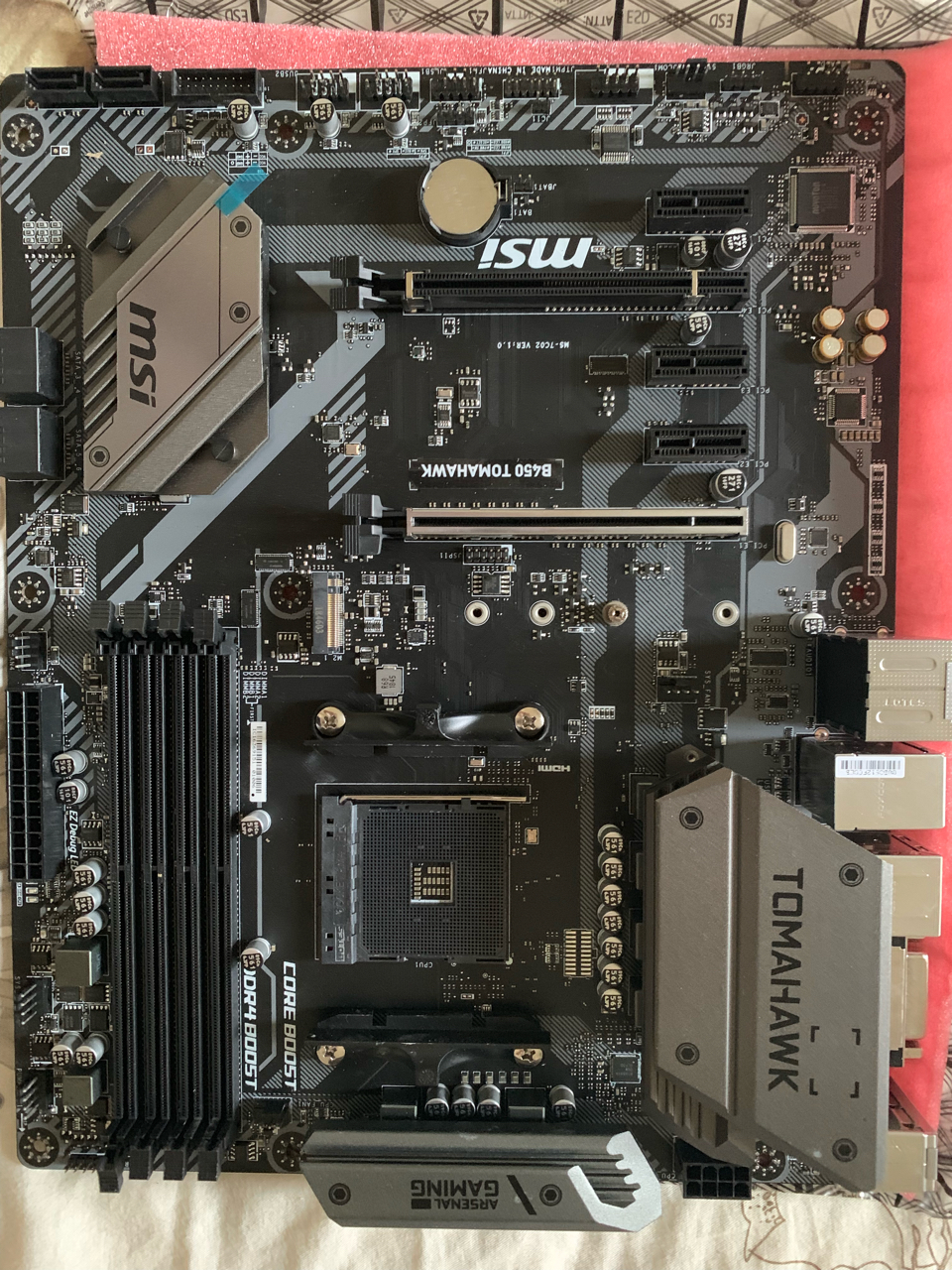 [电脑硬件]成都出微星b450战斧,继续刀,520包邮.