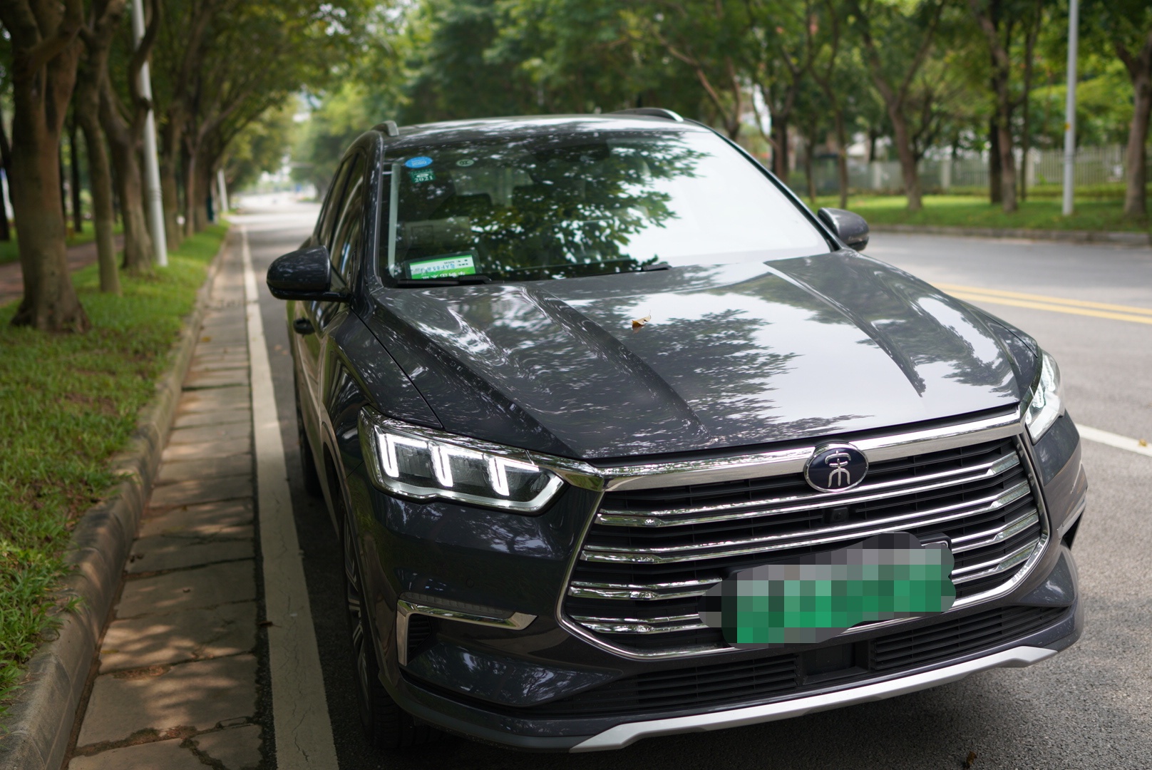 [车版专栏-提车作业] 比亚迪宋pro dm 双擎四驱 广州郊区山脉灰(防一