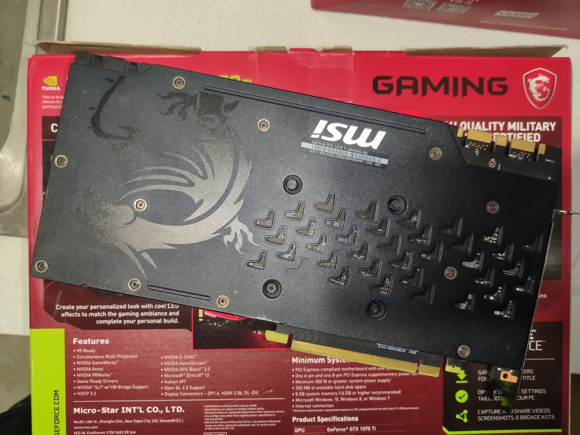 [电脑硬件]微星红龙gtx1070ti[已出]