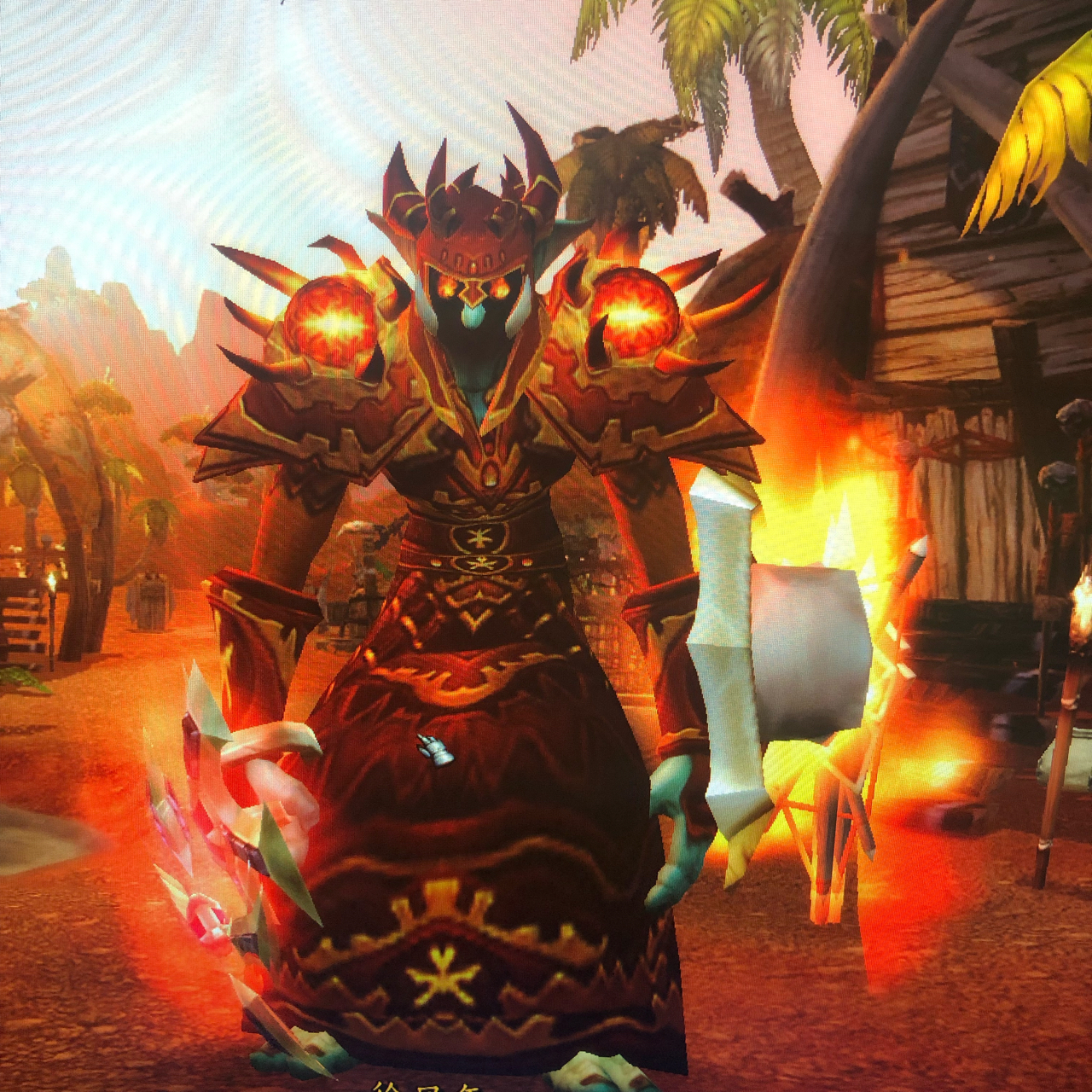 有没有大佬给推荐一套霸气而不失优雅的牛头人萨满幻化搭配