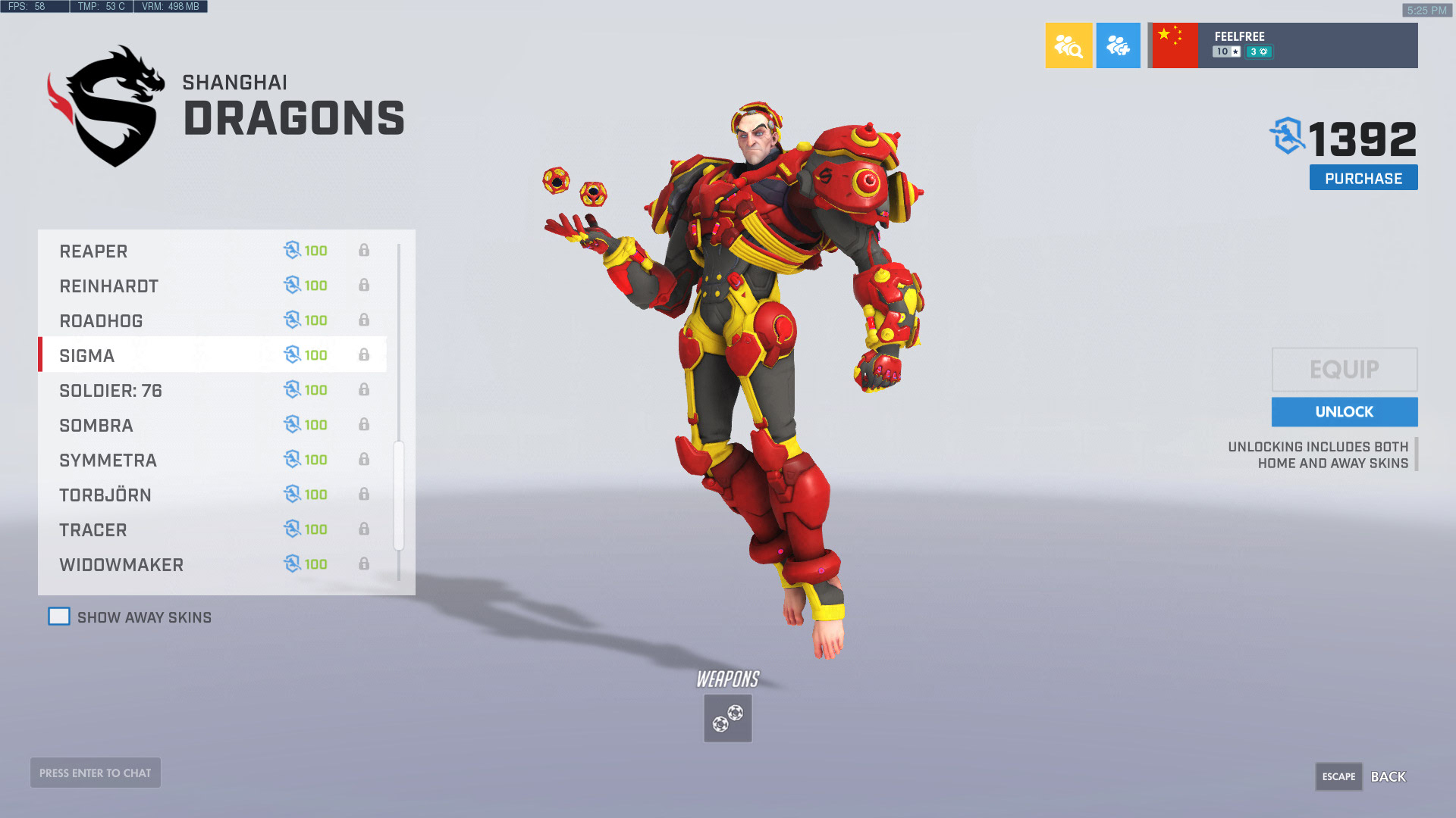 建议感想多图预警西格玛的联赛皮肤大合集