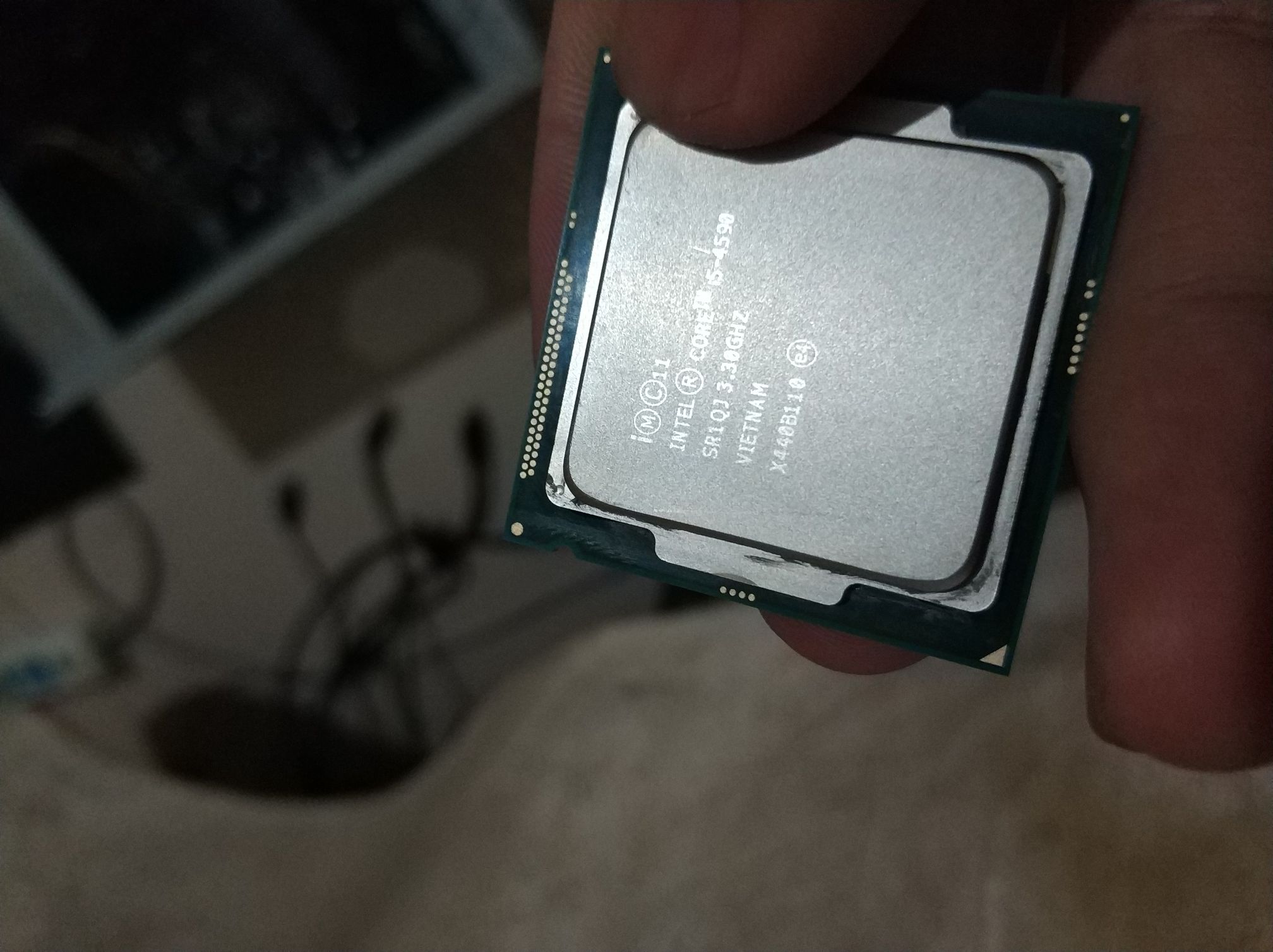 电脑硬件出个i54590自用一手成色看图