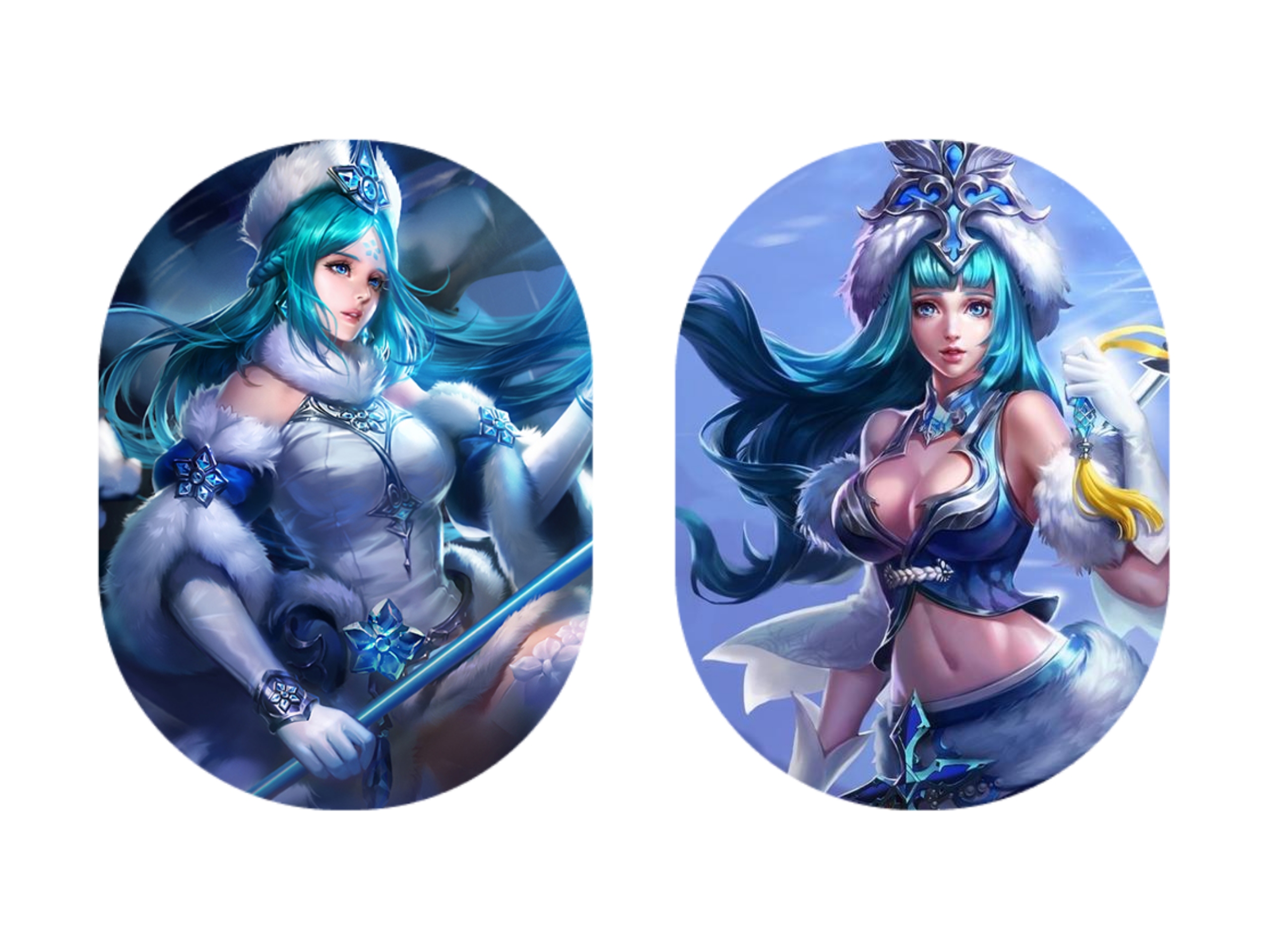 四大美女的新旧版海报对比