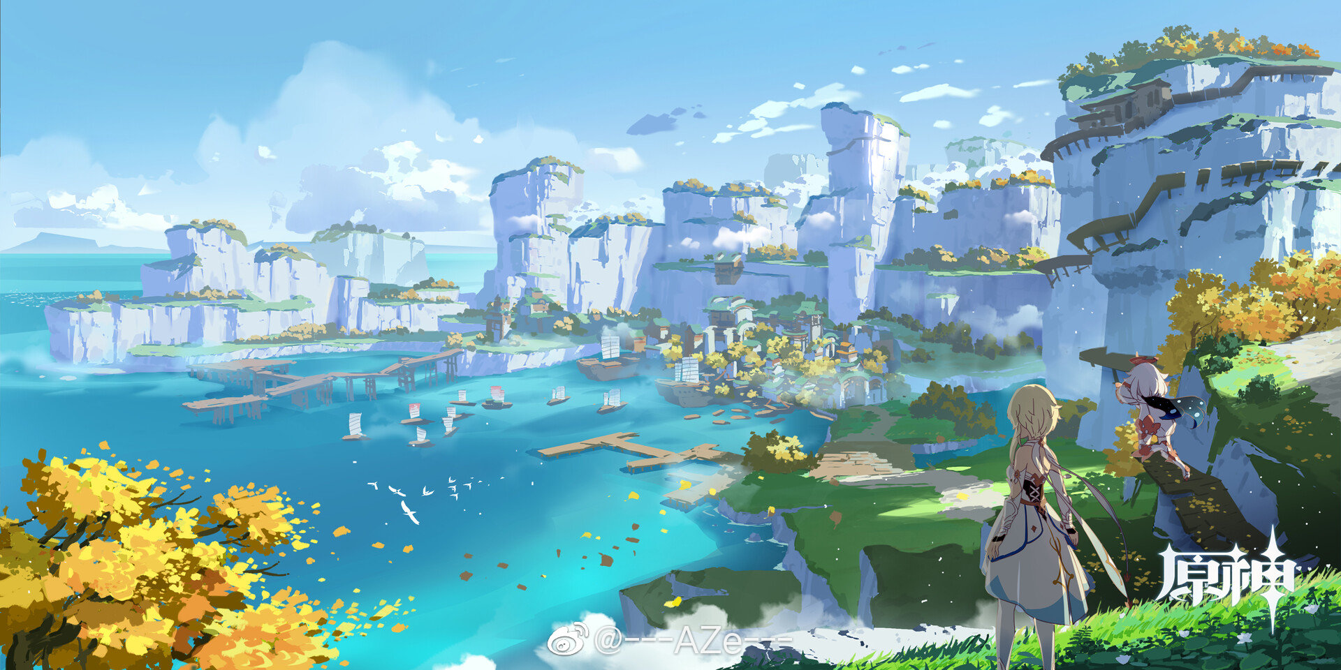 原神的美术概念图