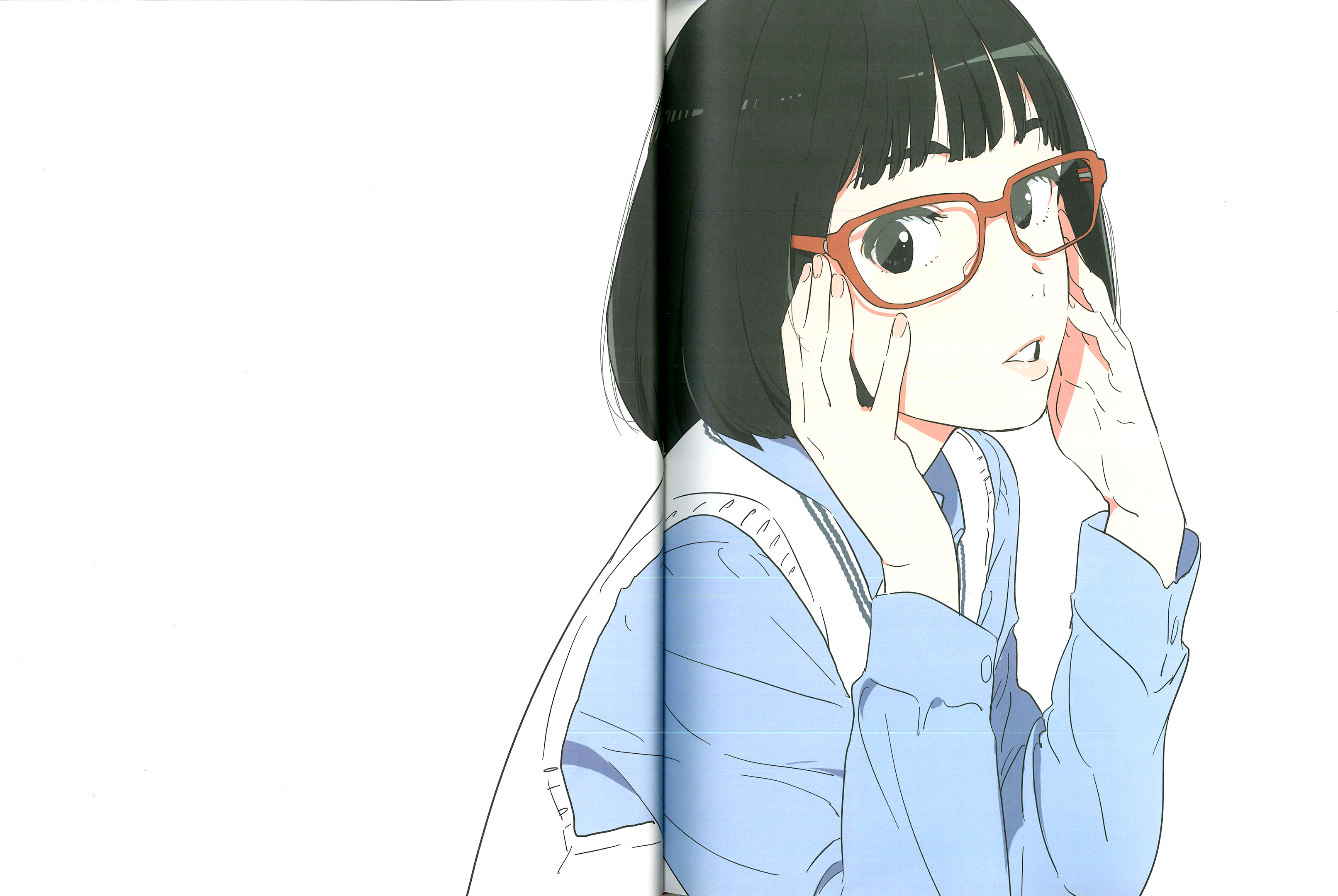 资源少女们的纤细日常锦织敦史画集あいうえお扫图分享