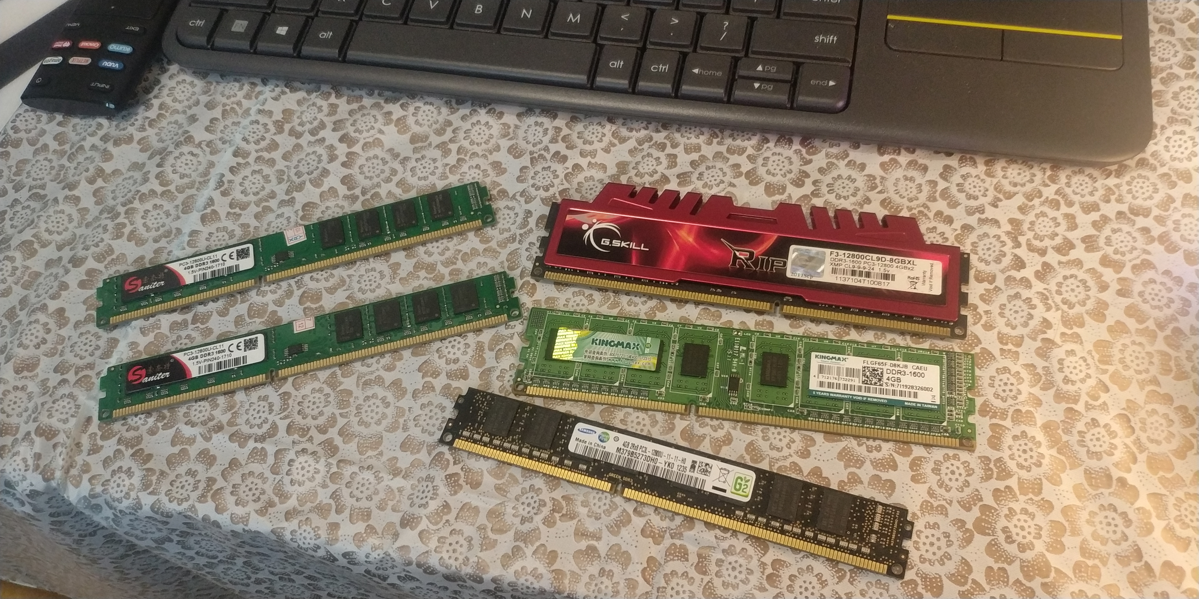 [电脑硬件]挂个前几天刚刚买的芝奇8g内存条