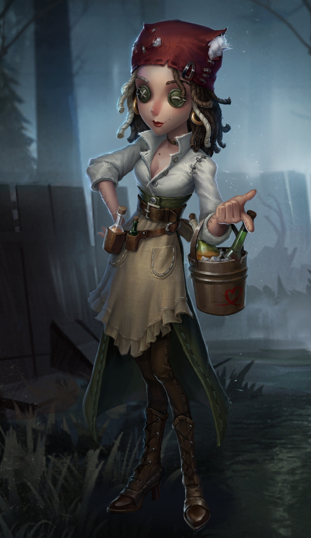 搬运新求生者调酒师立绘双ban位回应