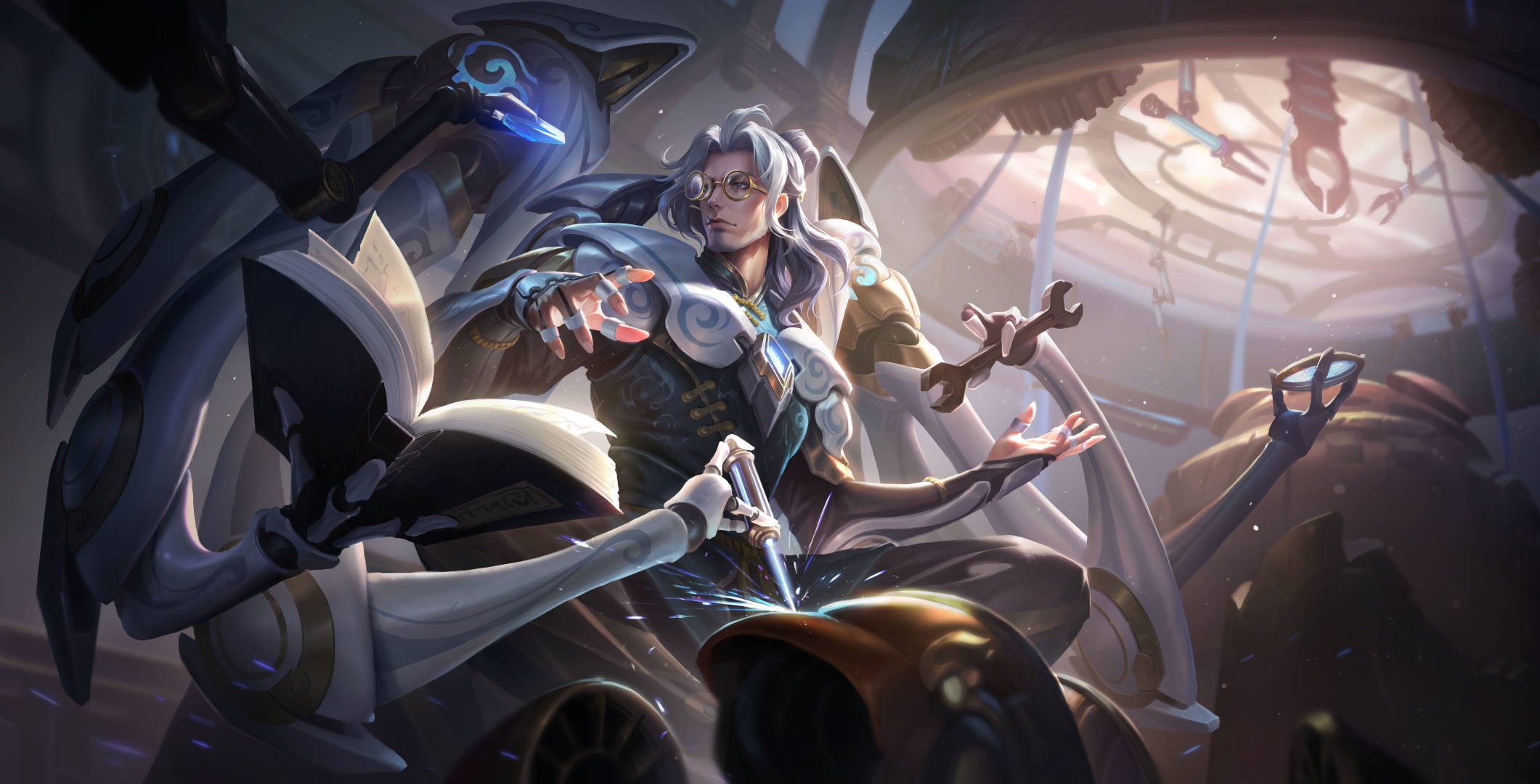 爆料鲁班大师与大家相约体验服啦附原画及技能动图