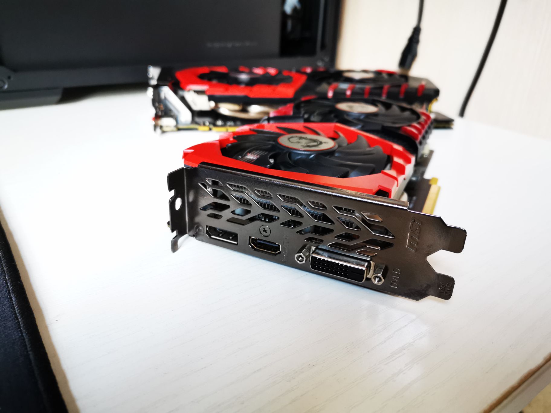 电脑硬件微星1050ti红龙已出