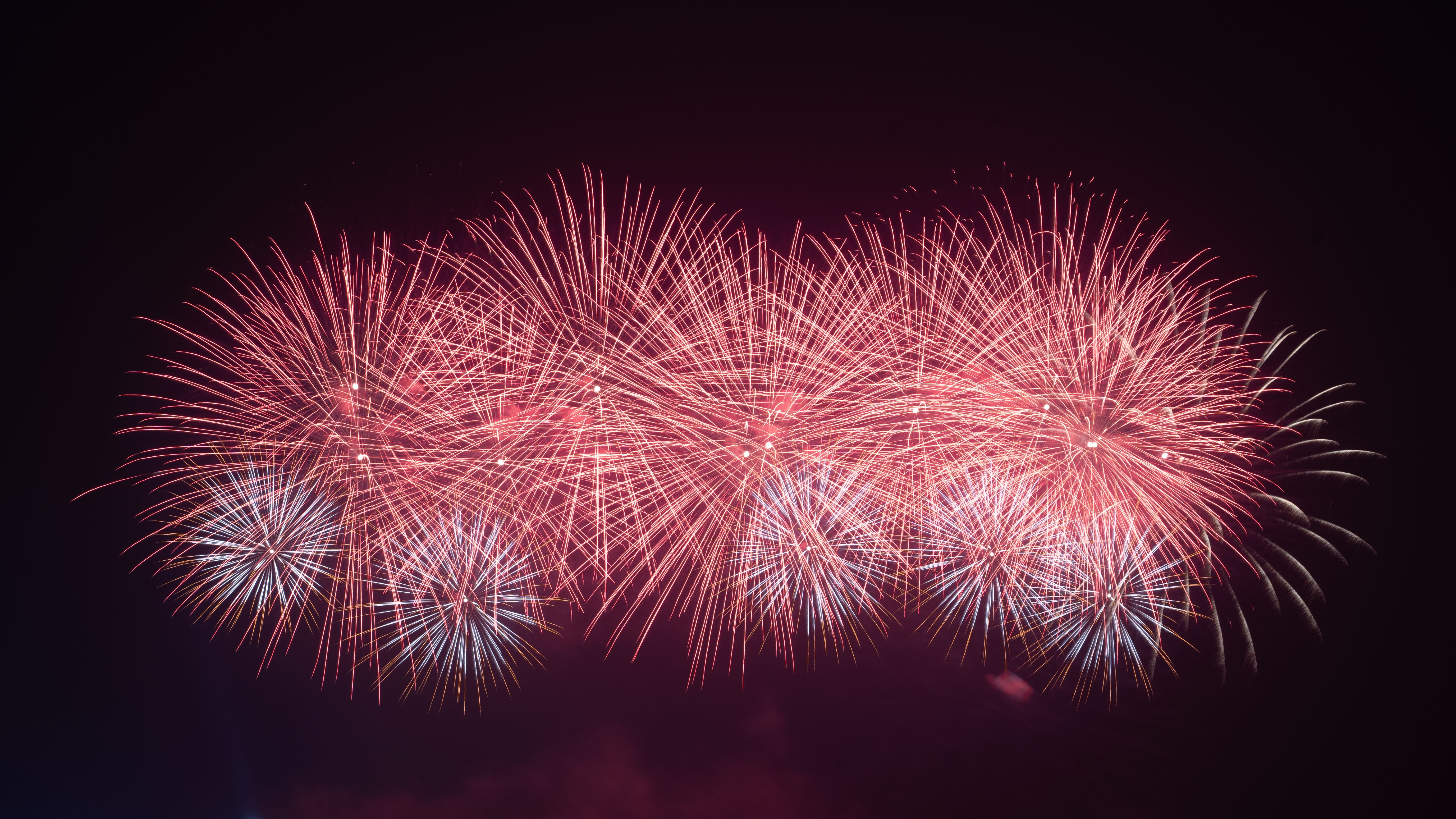 踏青摄影昨晚录的国庆烟花4k