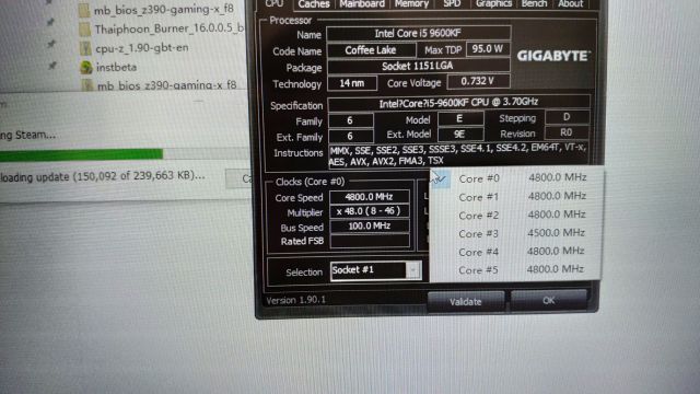 9600kf超频求教,求各位大佬大神指点