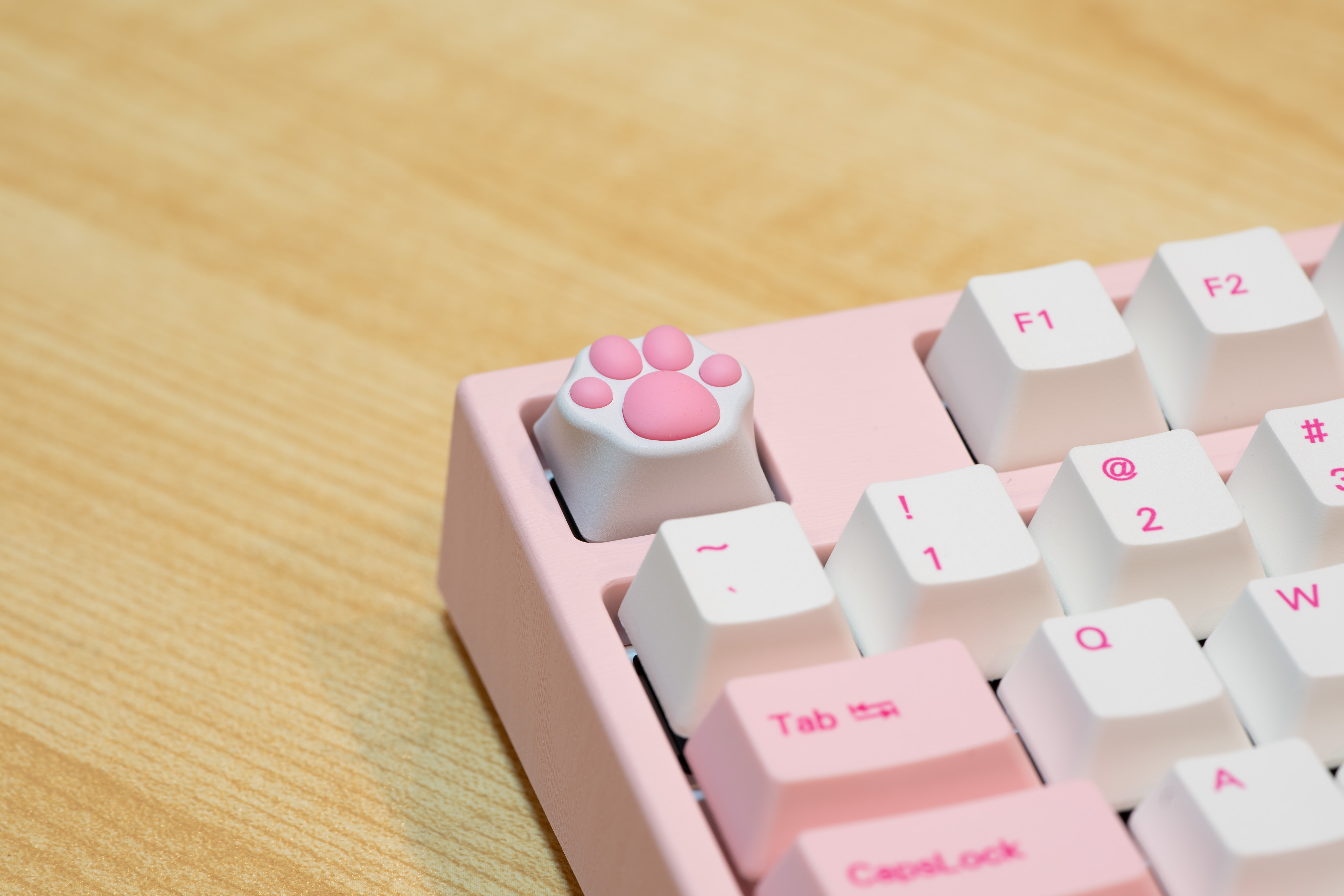 [国庆拔草]少女心泛滥的猫爪键帽