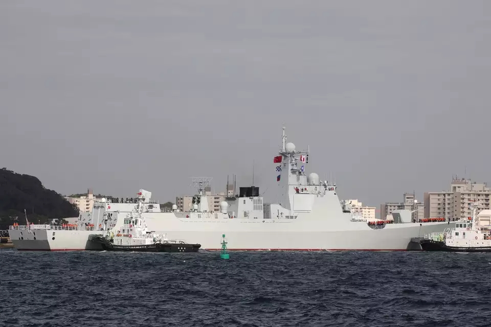 其他舰colleddg131太原舰参加令和元年观舰式离港返程