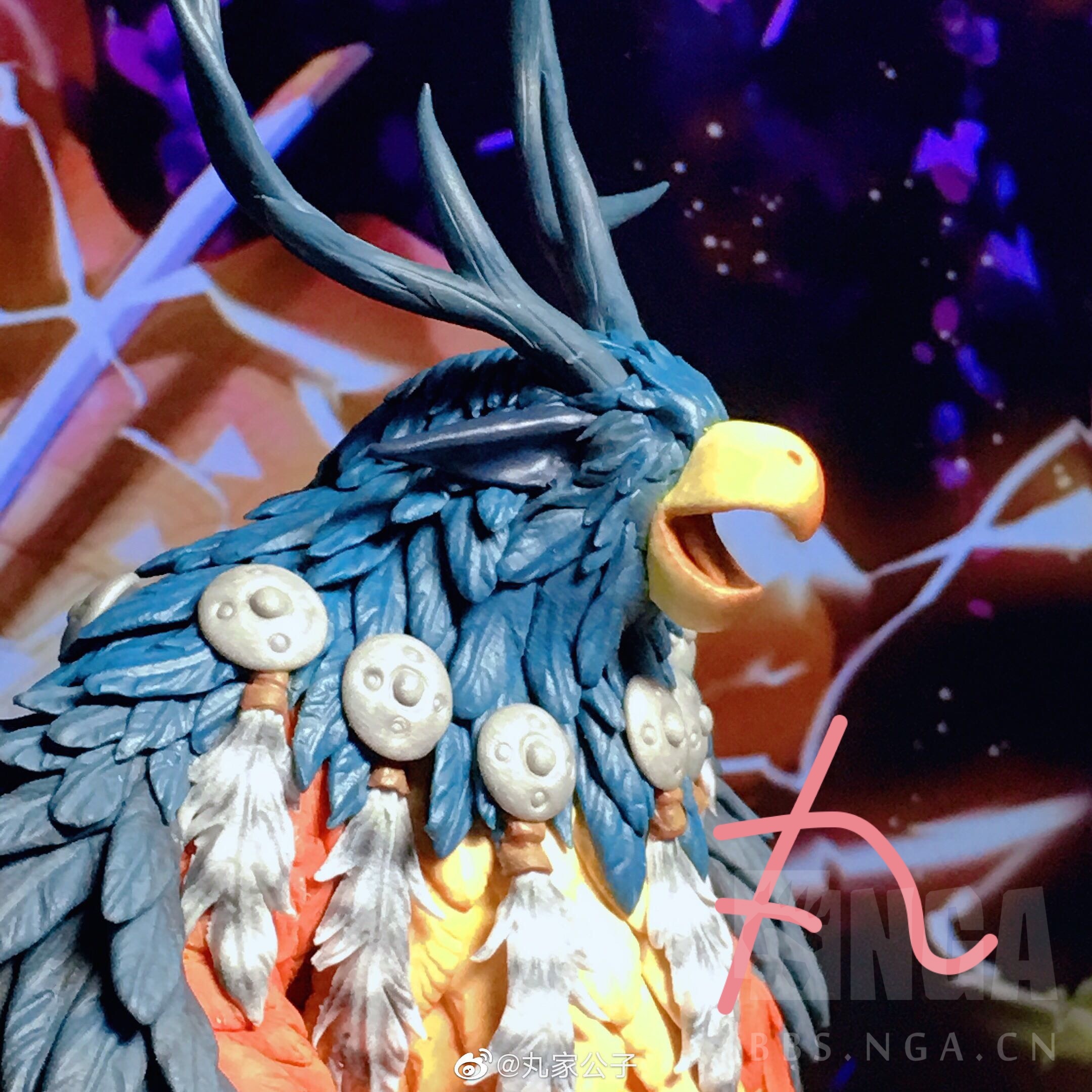 手工软陶巨魔德鲁伊枭兽形态正经的咕咕暗夜德鲁伊平衡德沙雕小鹌鹑