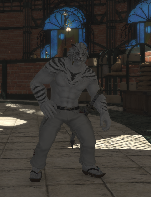 新种族老虎人肌肉量真的很足啊基佬没理由不转