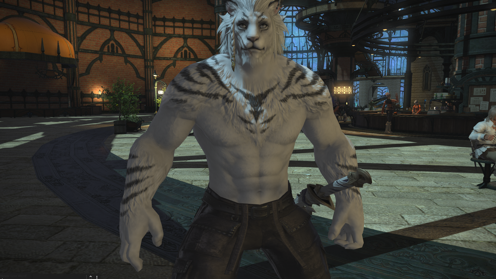 新种族老虎人肌肉量真的很足啊基佬没理由不转