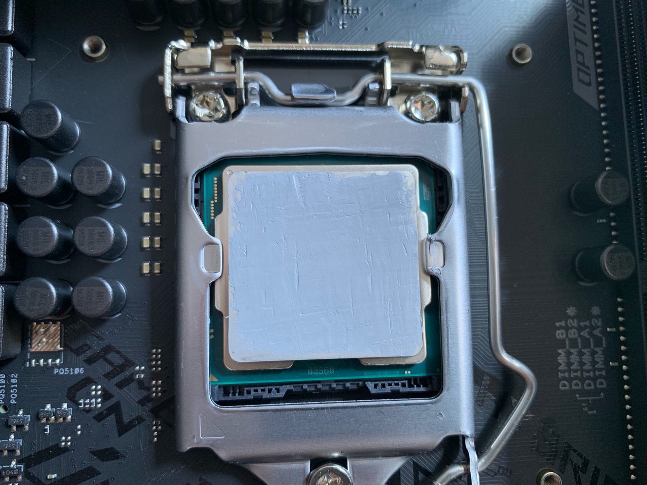 求大佬给个标准的涂抹cpu硅脂的图片,自己重涂硅脂有点慌啊